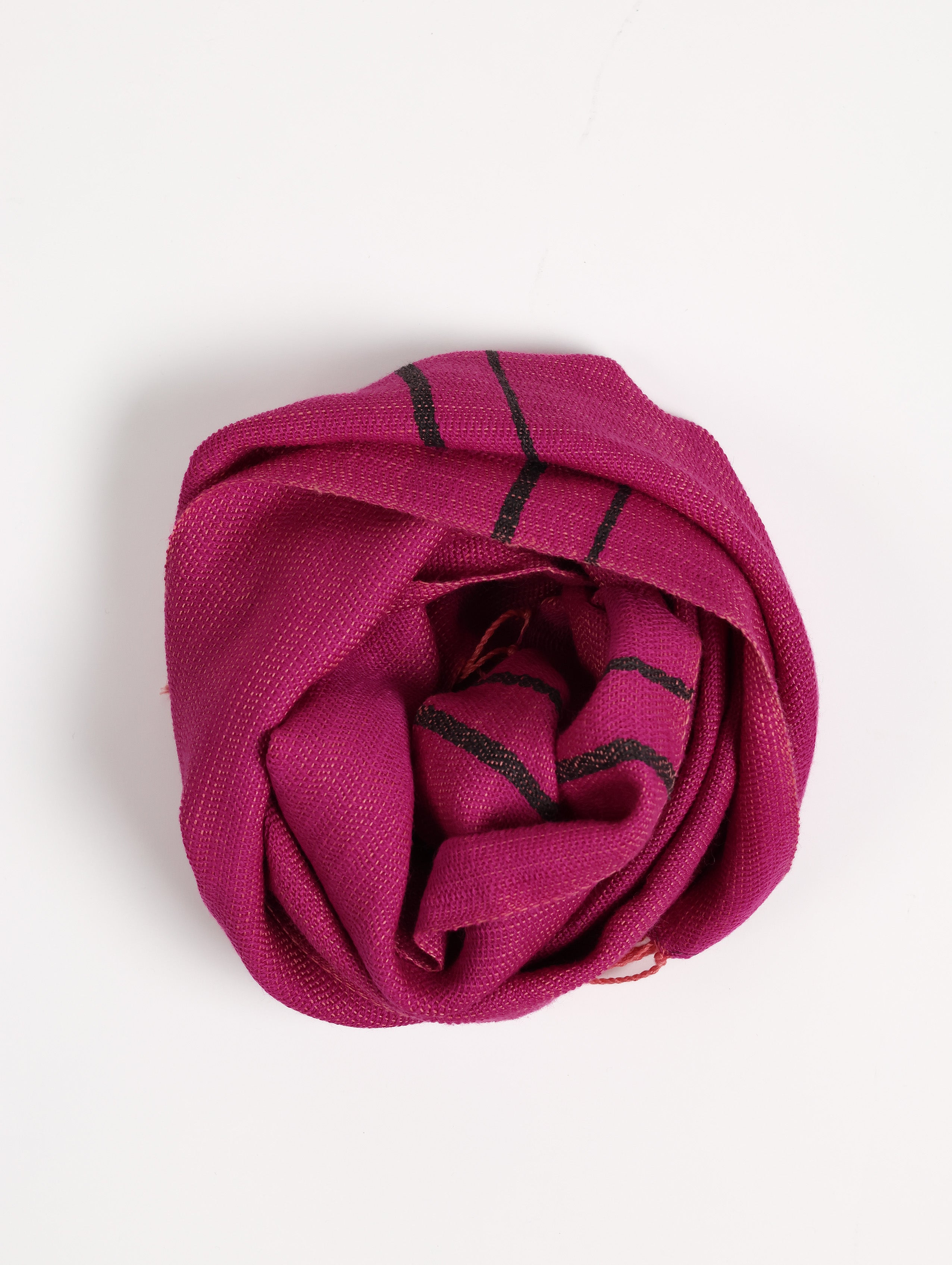 Avó-Avoa Scarf - Pink with Brown Stripes