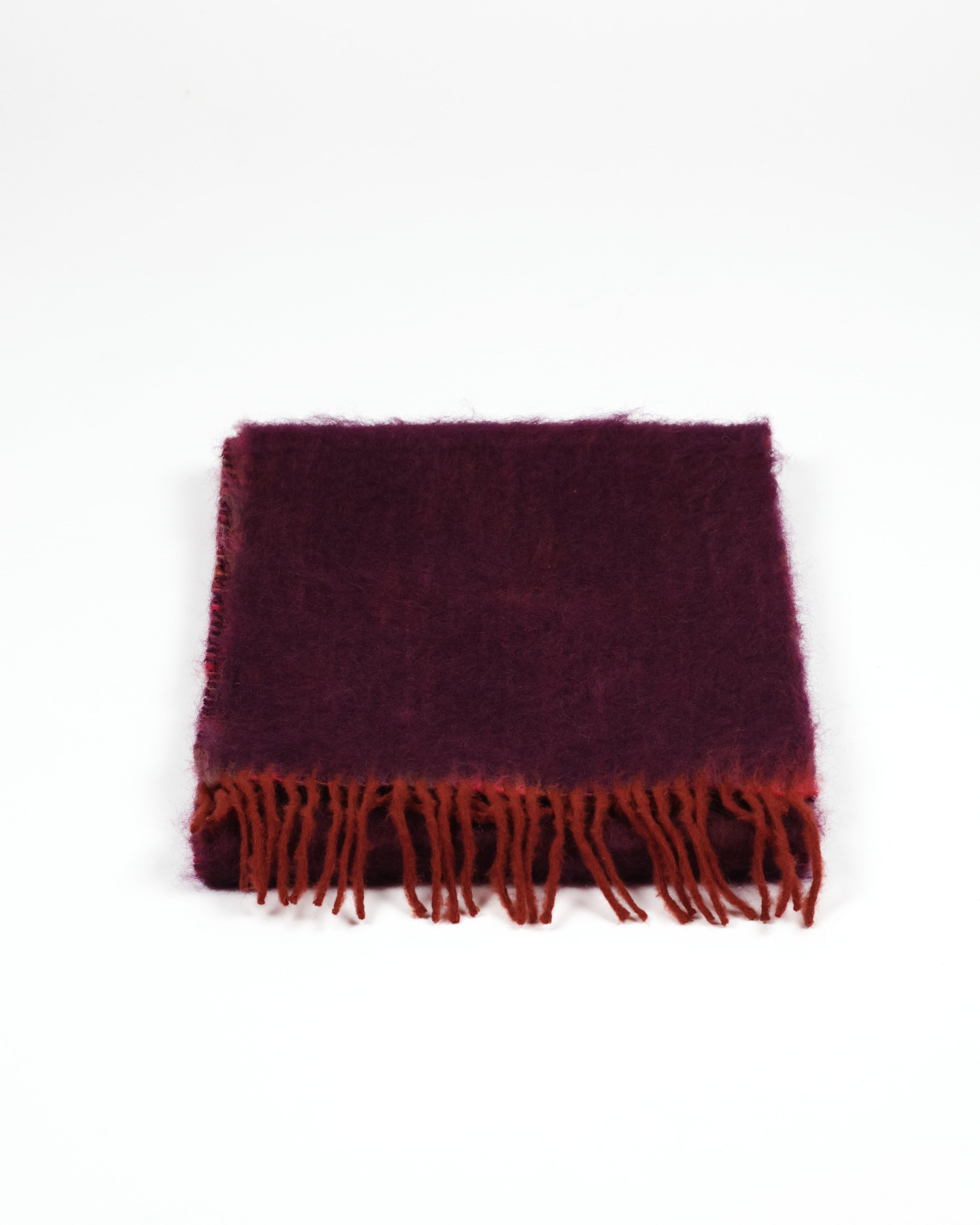 Cocó Mohair Scarf - Eggplant Multi