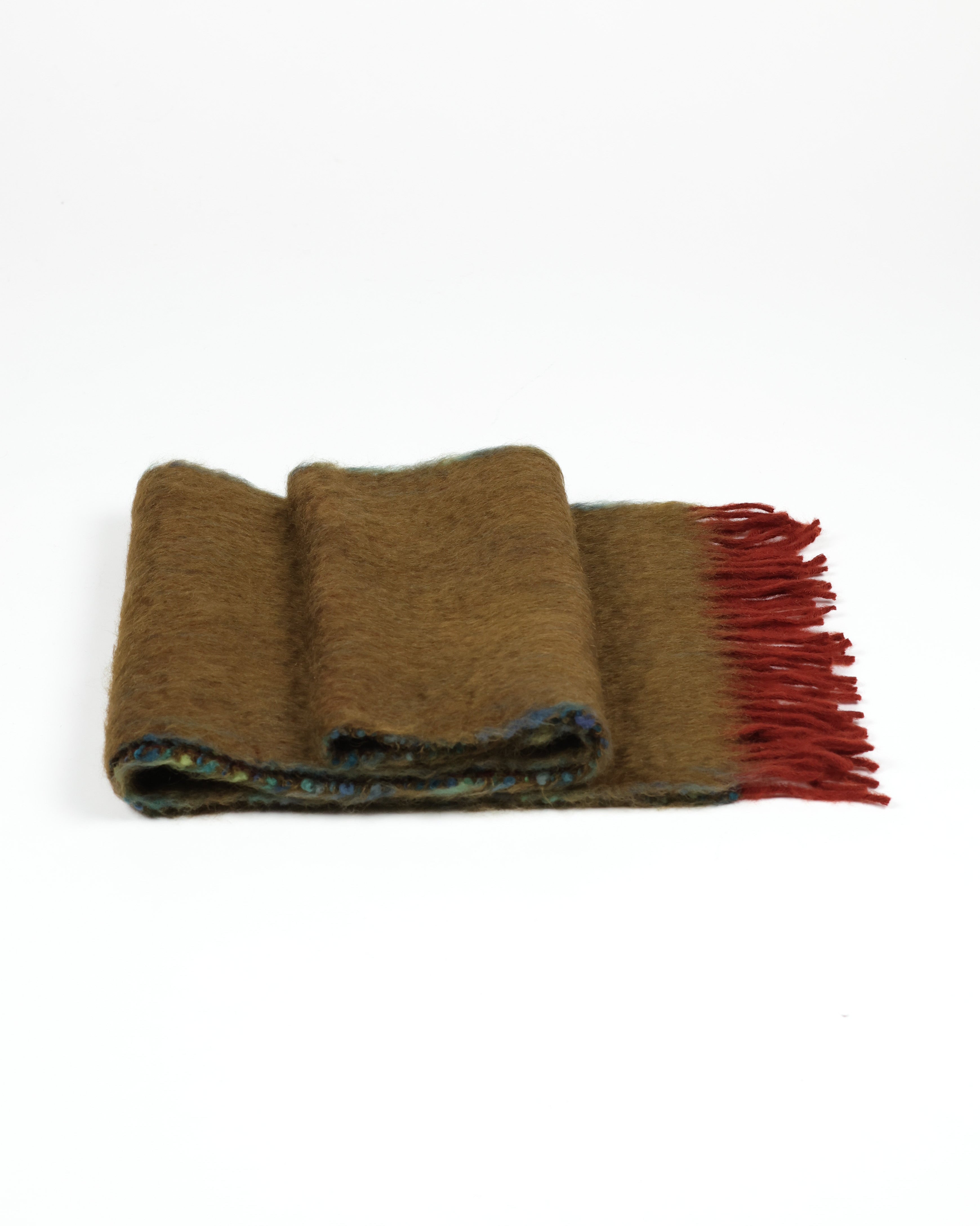Cocó Mohair Scarf - Moss Multi