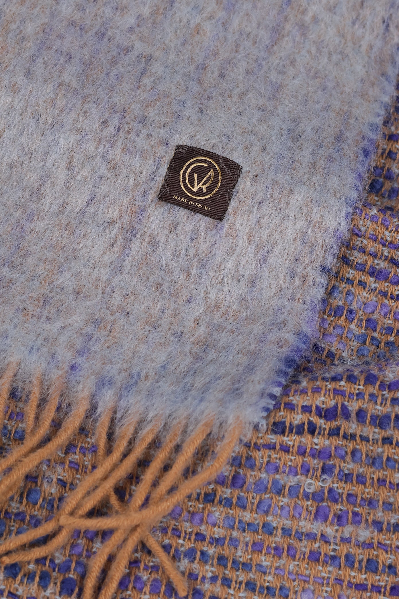Cocó Mohair Scarf - Soft Blue Multi