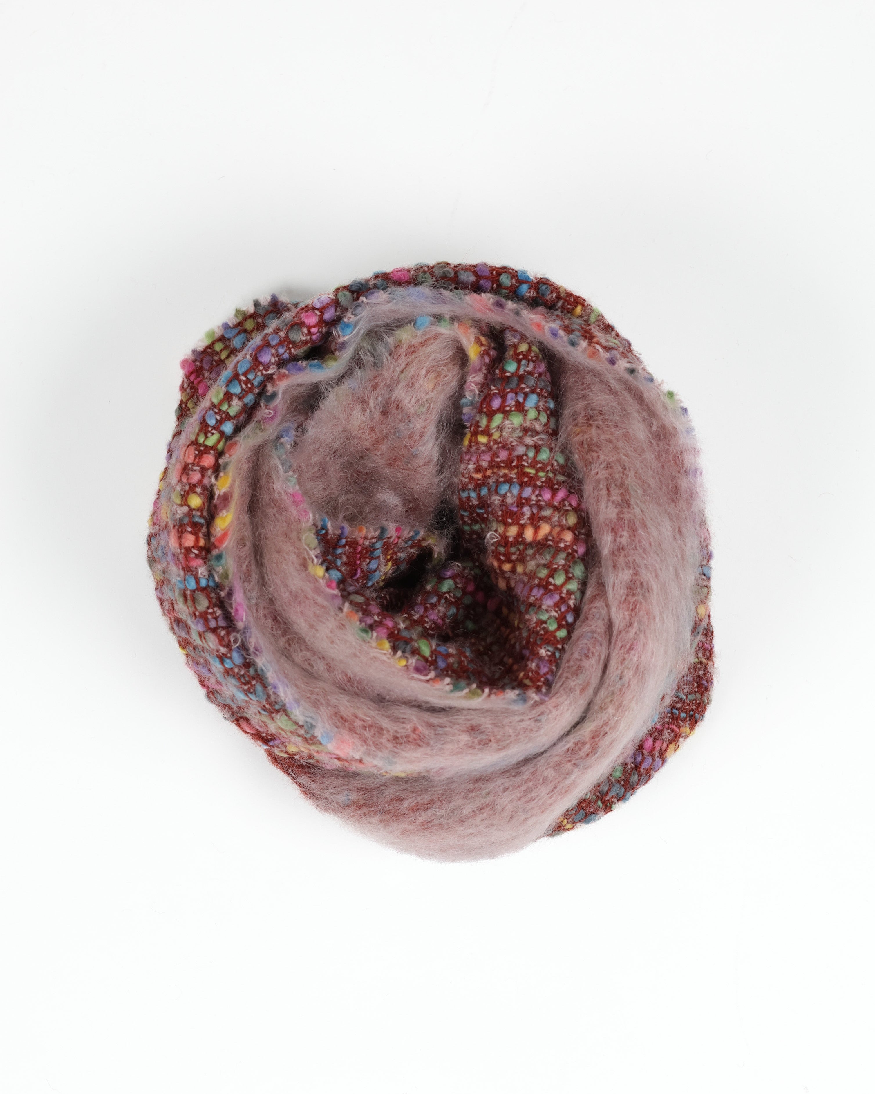 Cocó Mohair Scarf - Soft Pink Multi