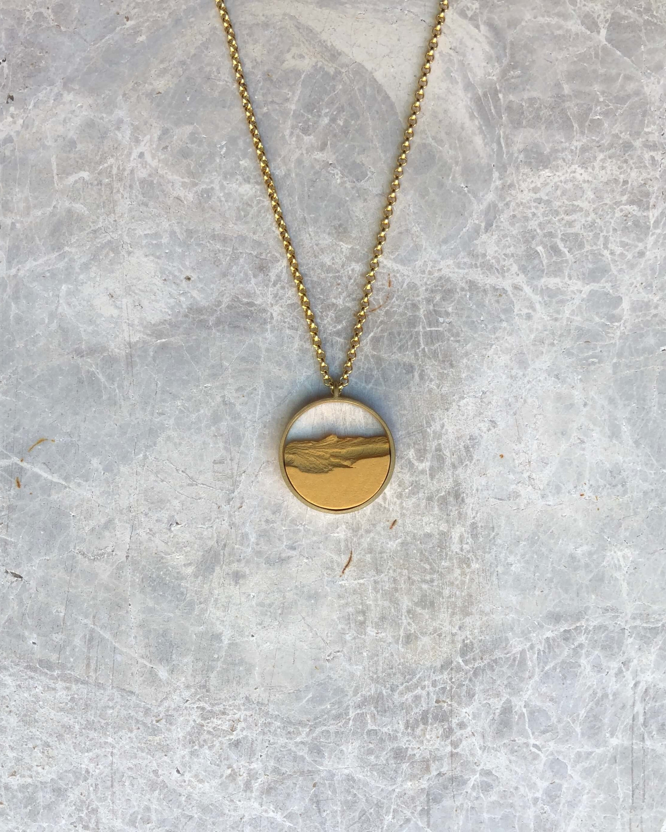 Fragmentos Necklace - Mustard Porcelain