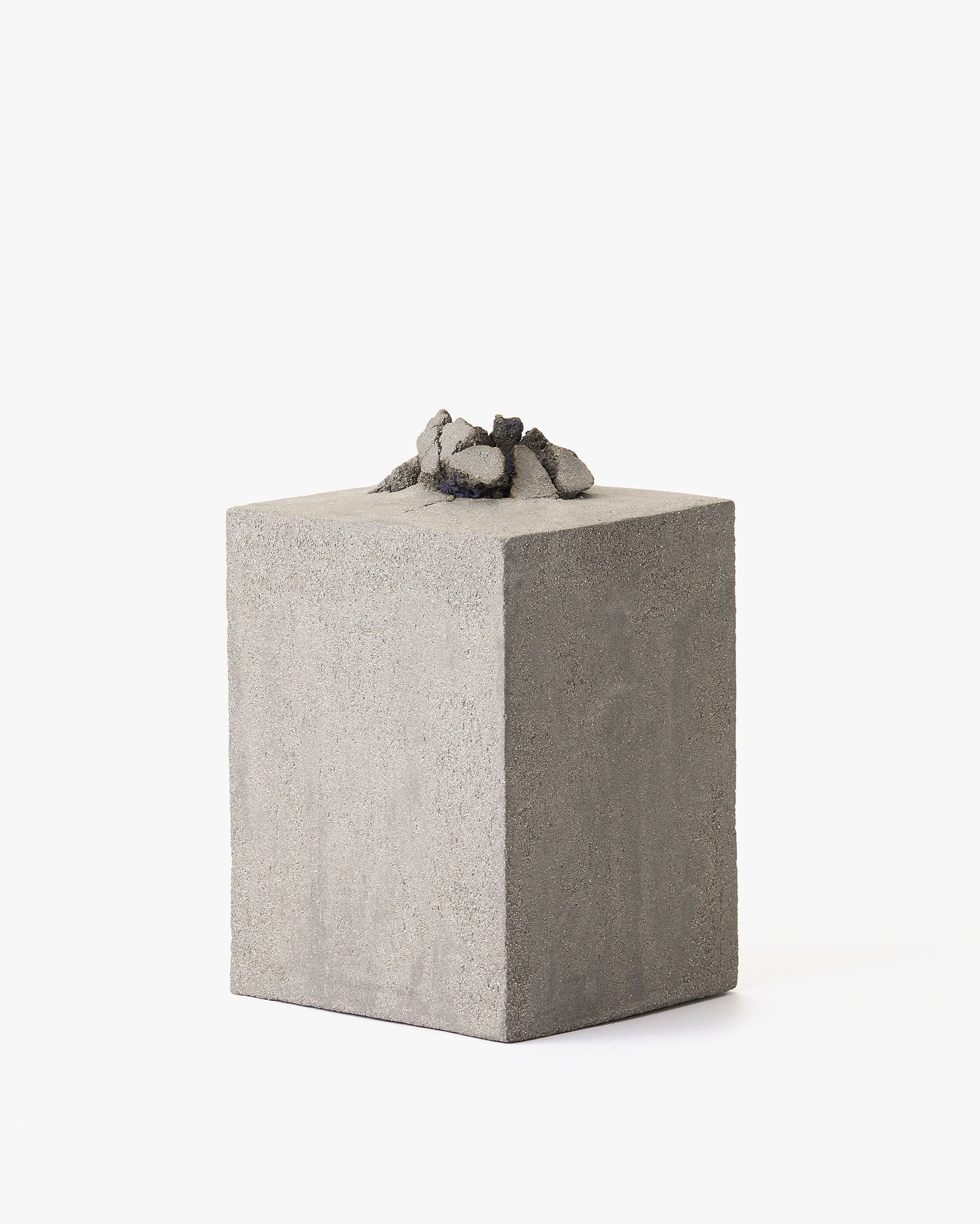 Kibo Vase Small - Gray Cement