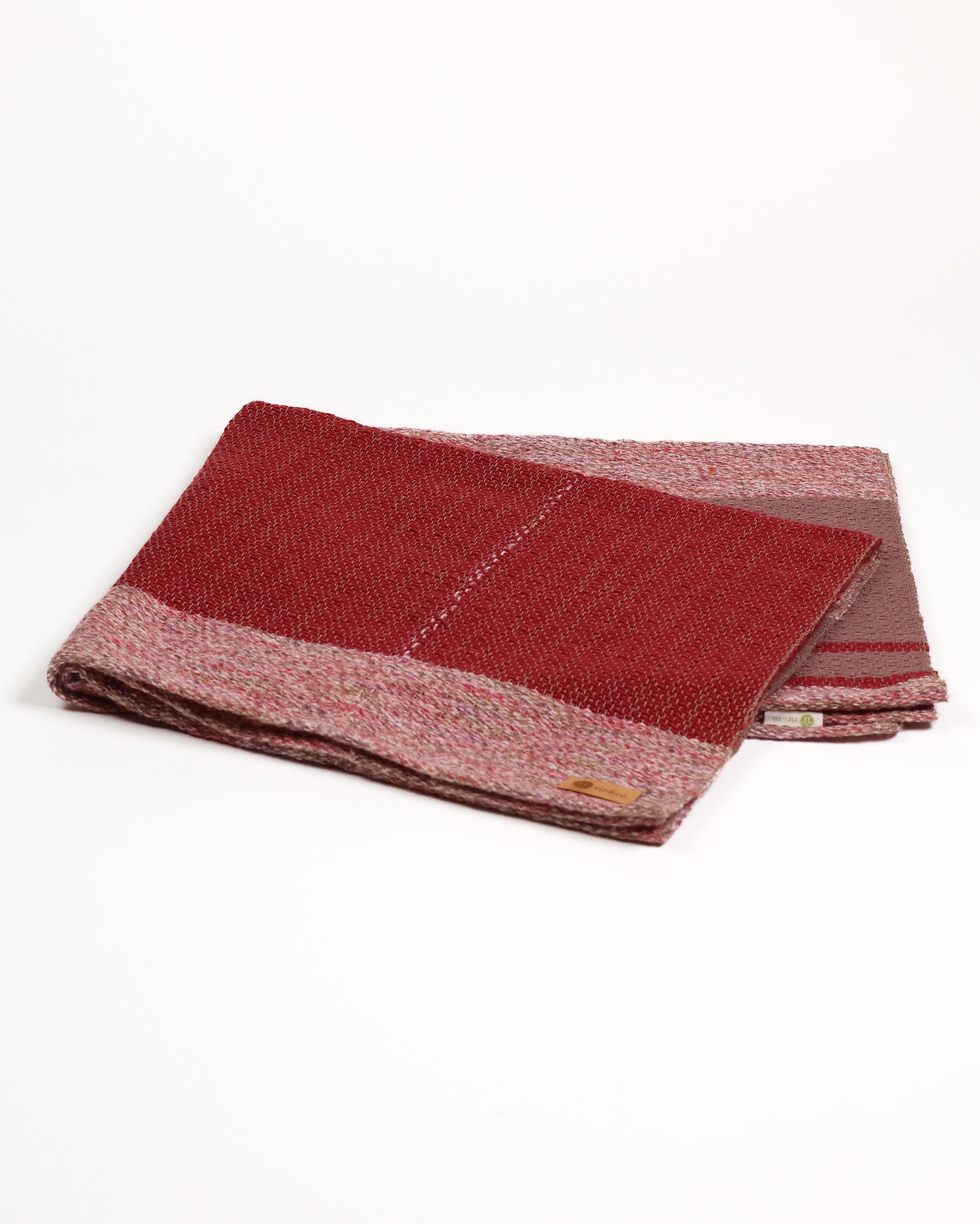 Eira Handwoven Throw - Red-Brown