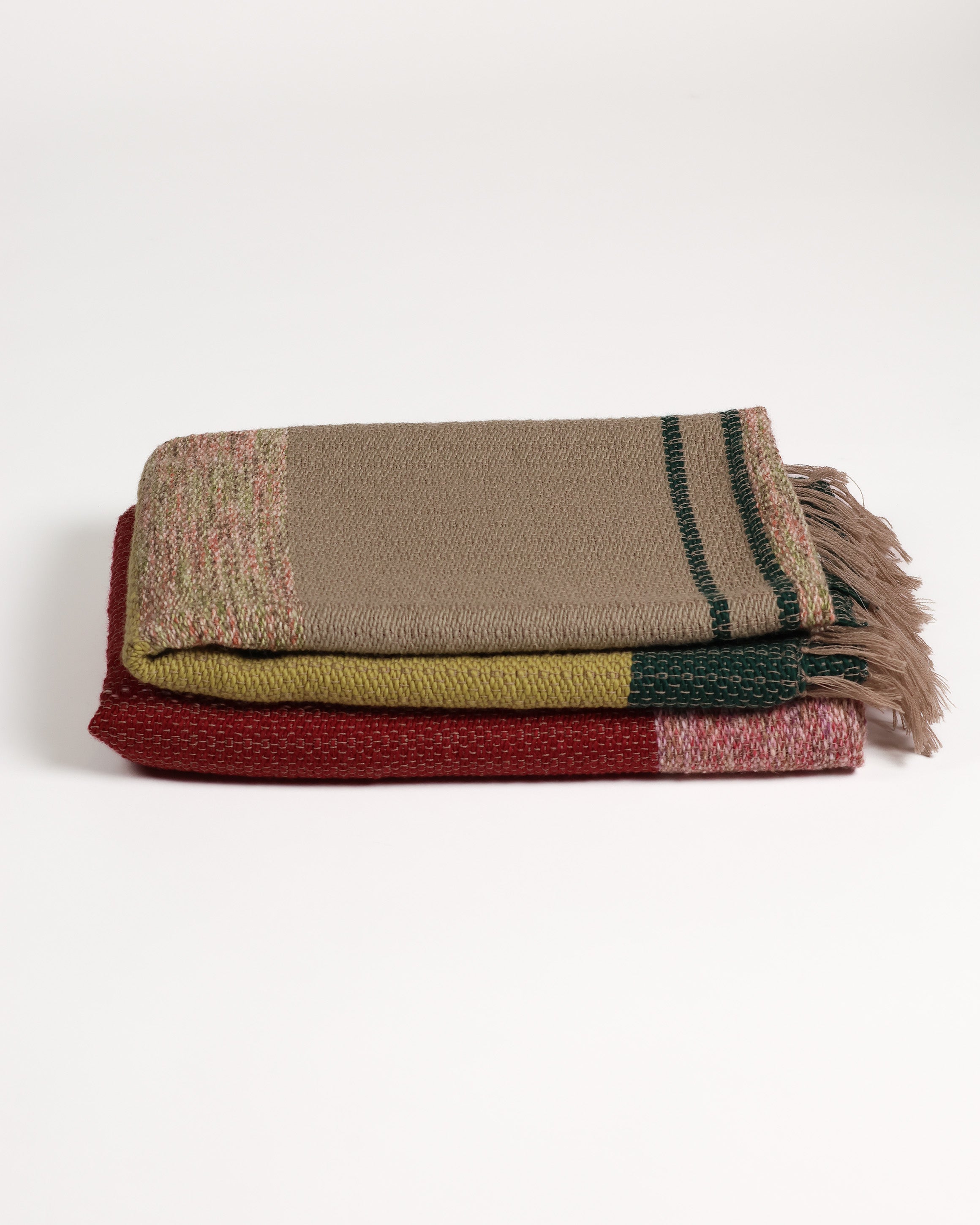 Eira Handwoven Throw - Red-Brown