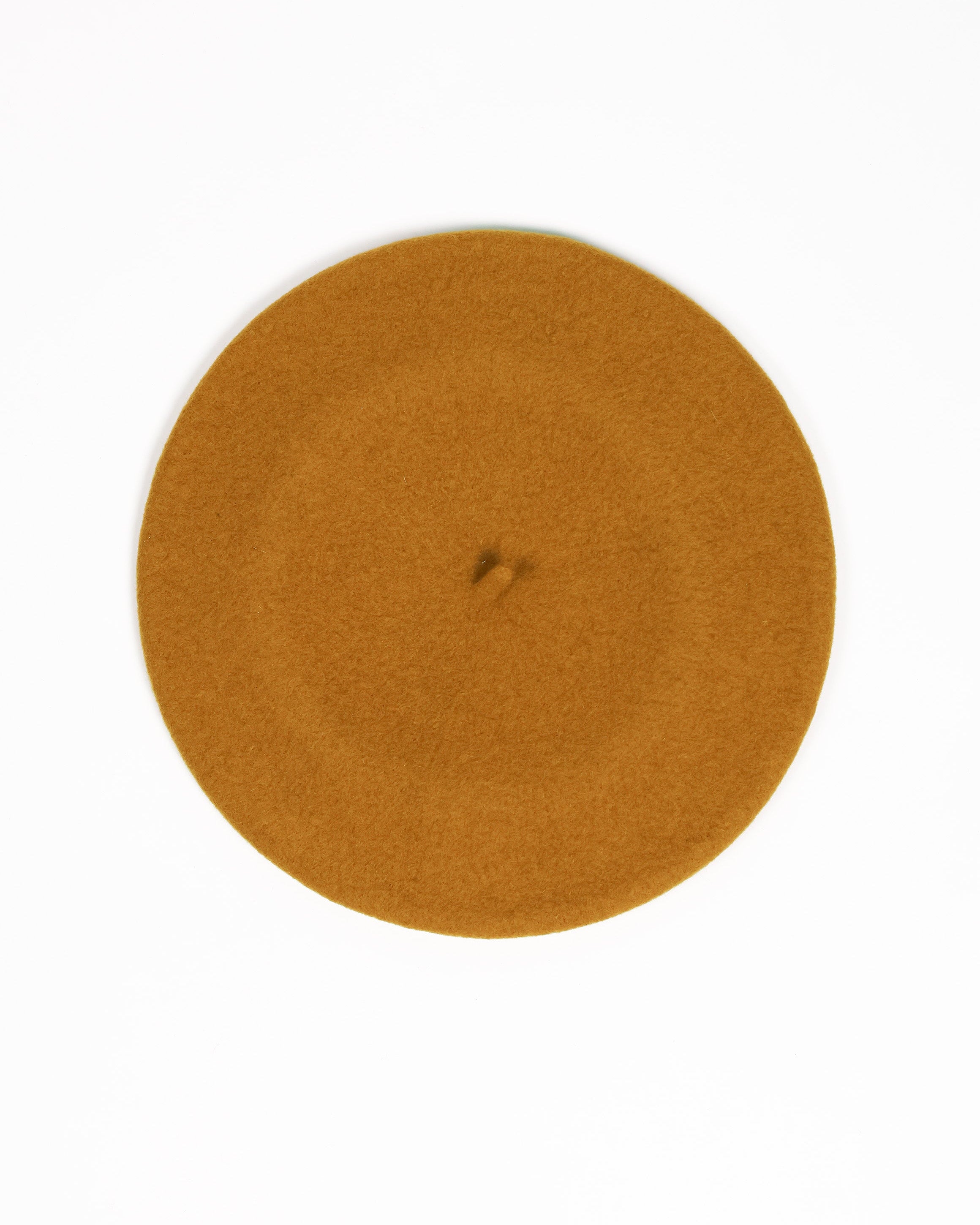 Merino Moda Beret - Ocher