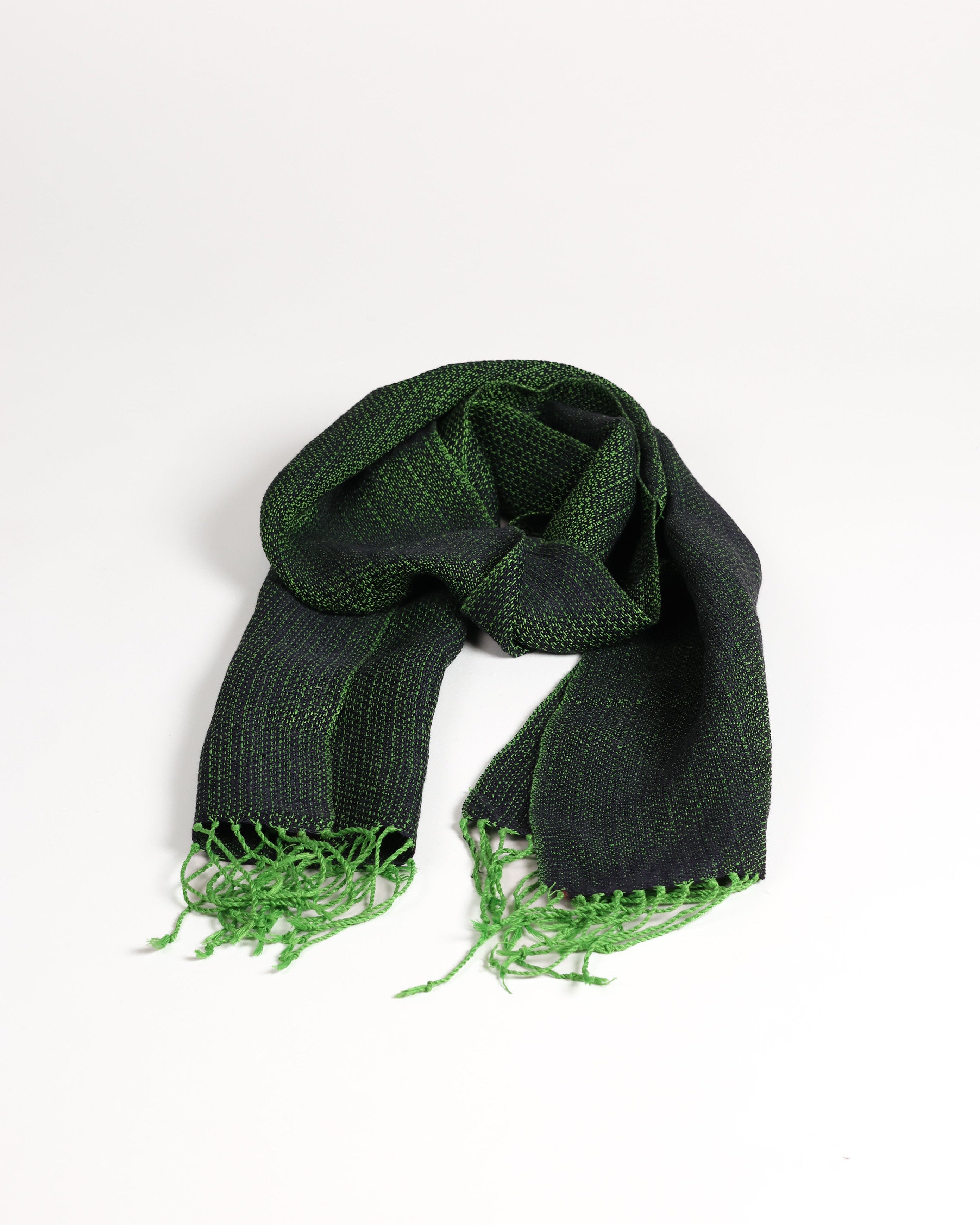 Troula Scarf - Green-Navy