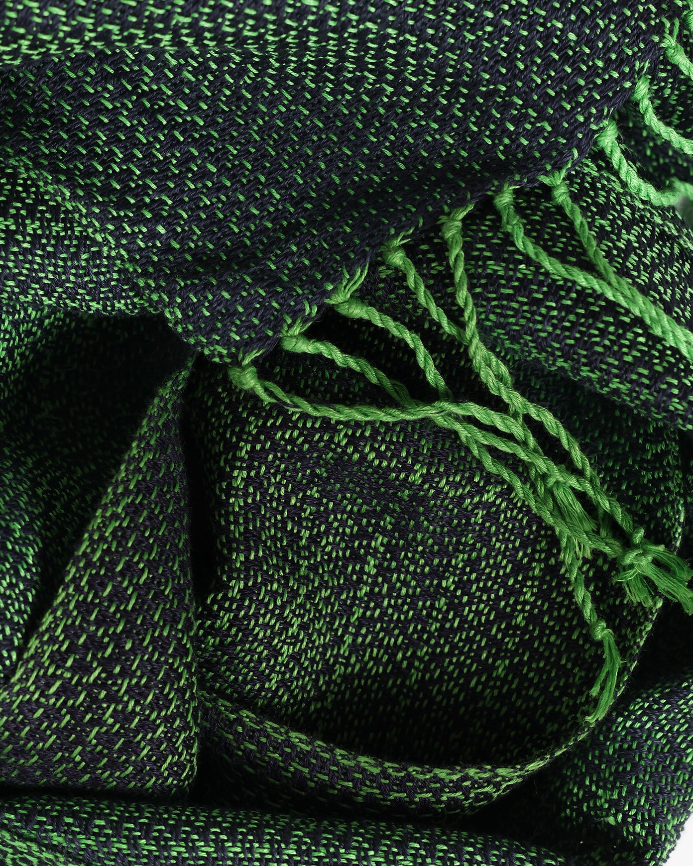 Troula Scarf - Green-Navy