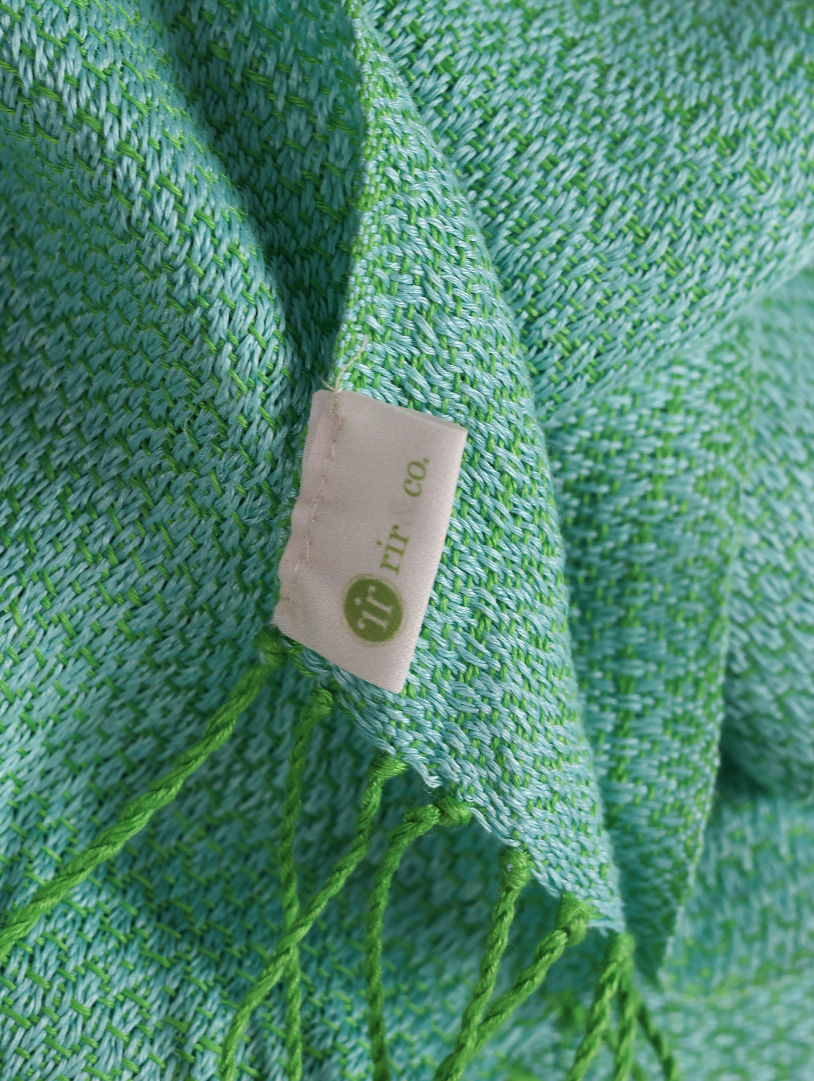 Troula Scarf - Green-Torquoise