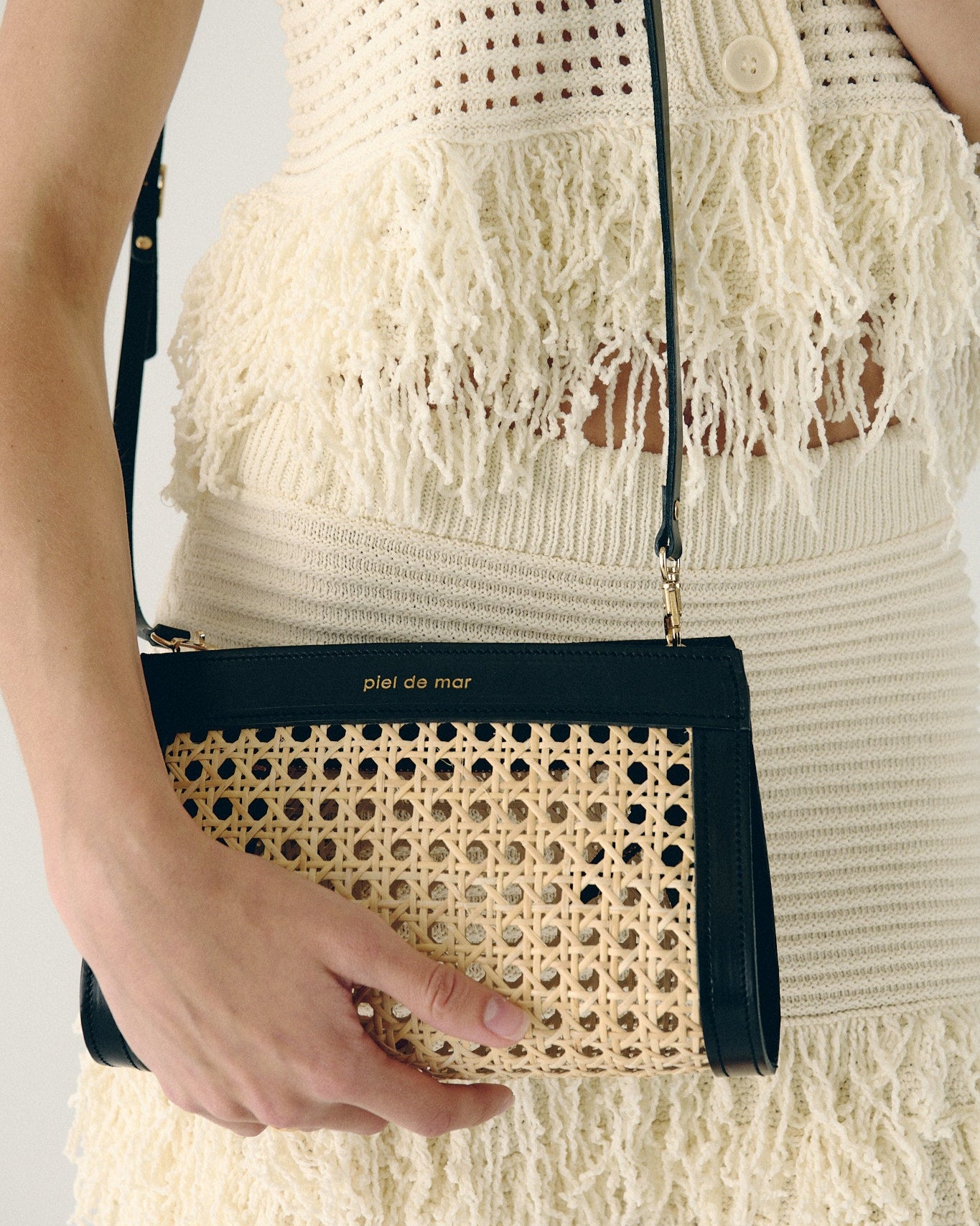 Margot Rattan Mini Bag