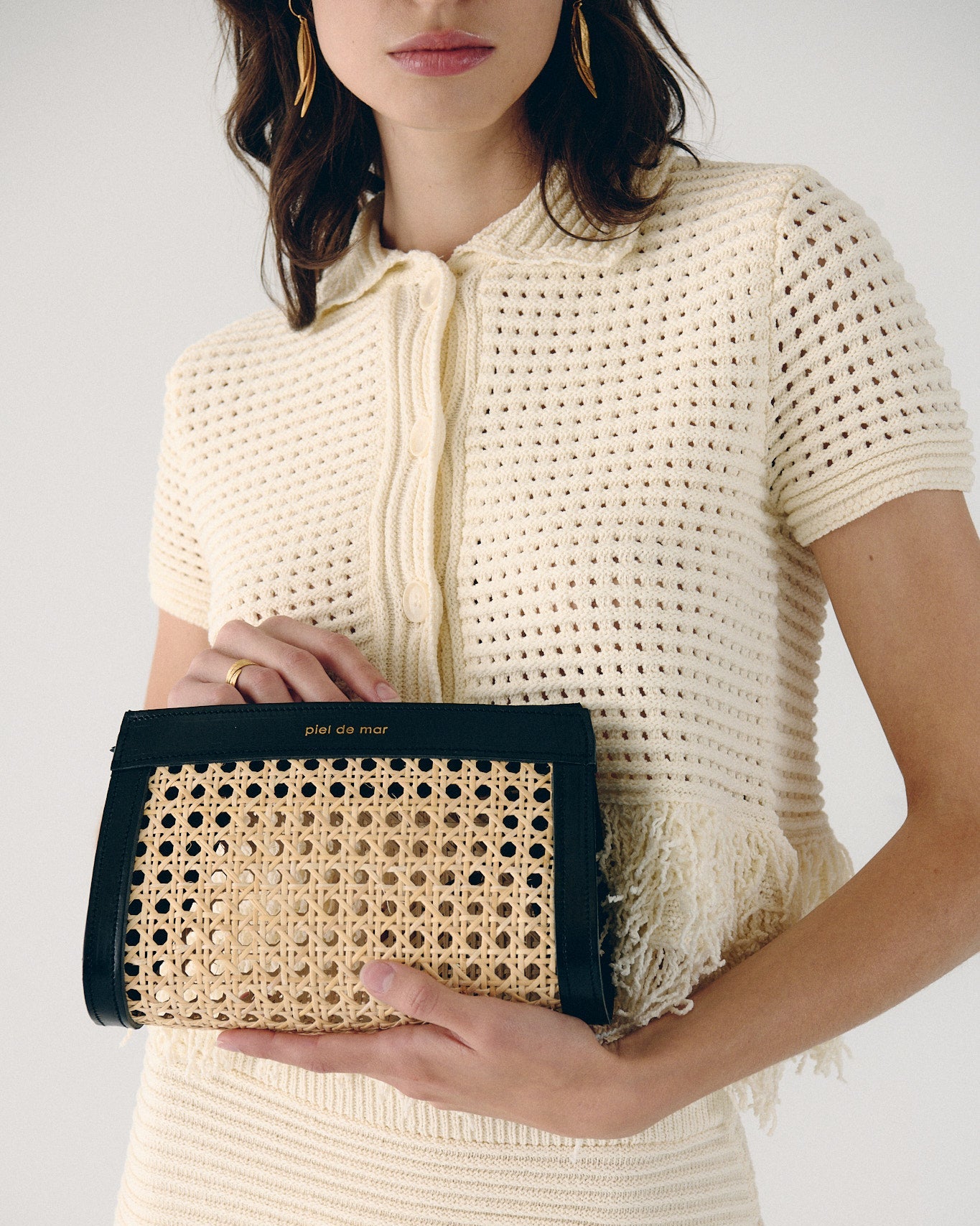 Margot Rattan Mini Bag
