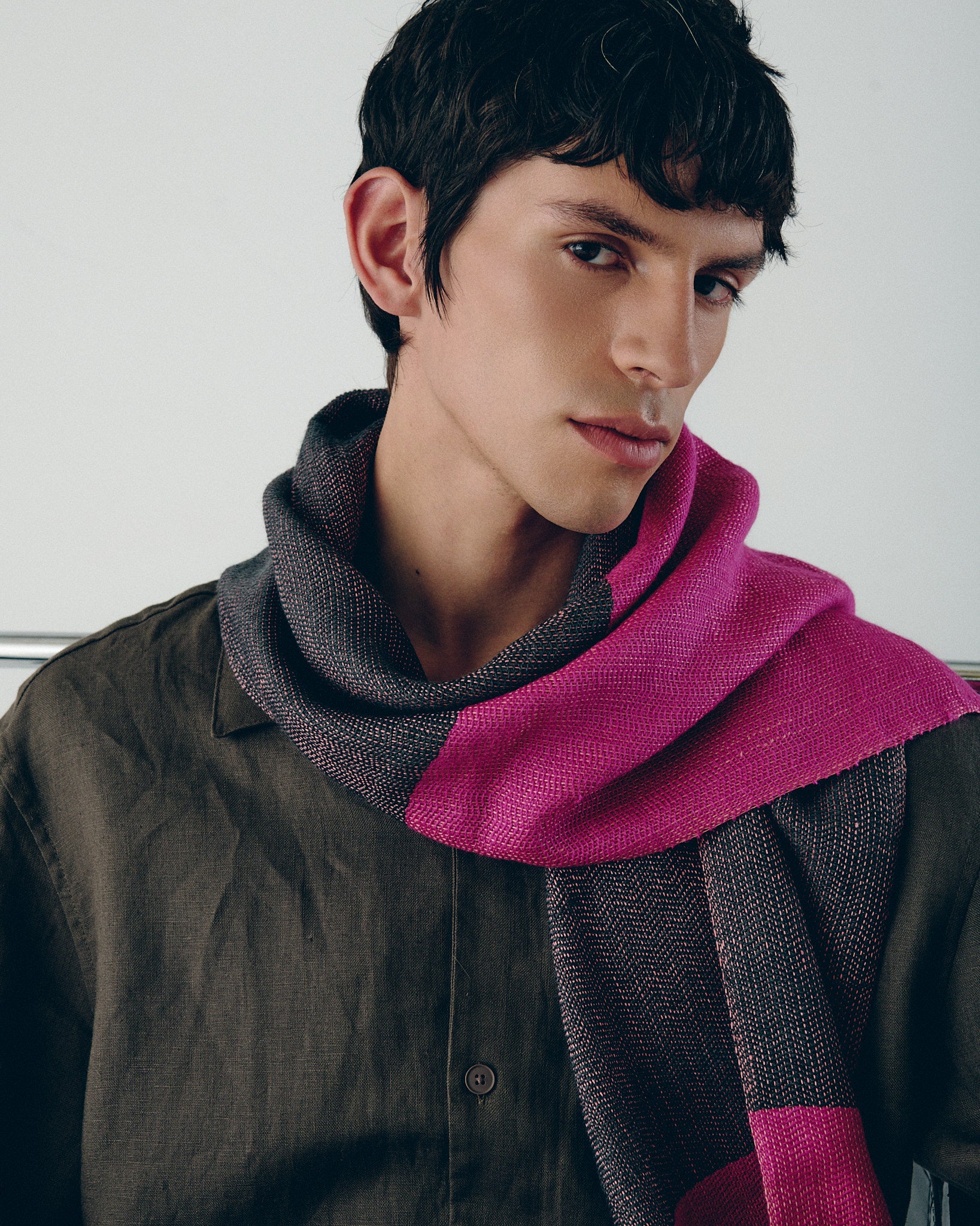 Avó-Avoa Scarf - Pink-Brown