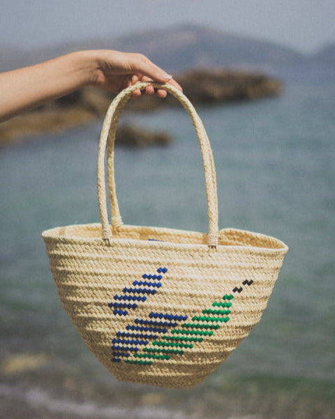 Sea Leaves Capazo Bag