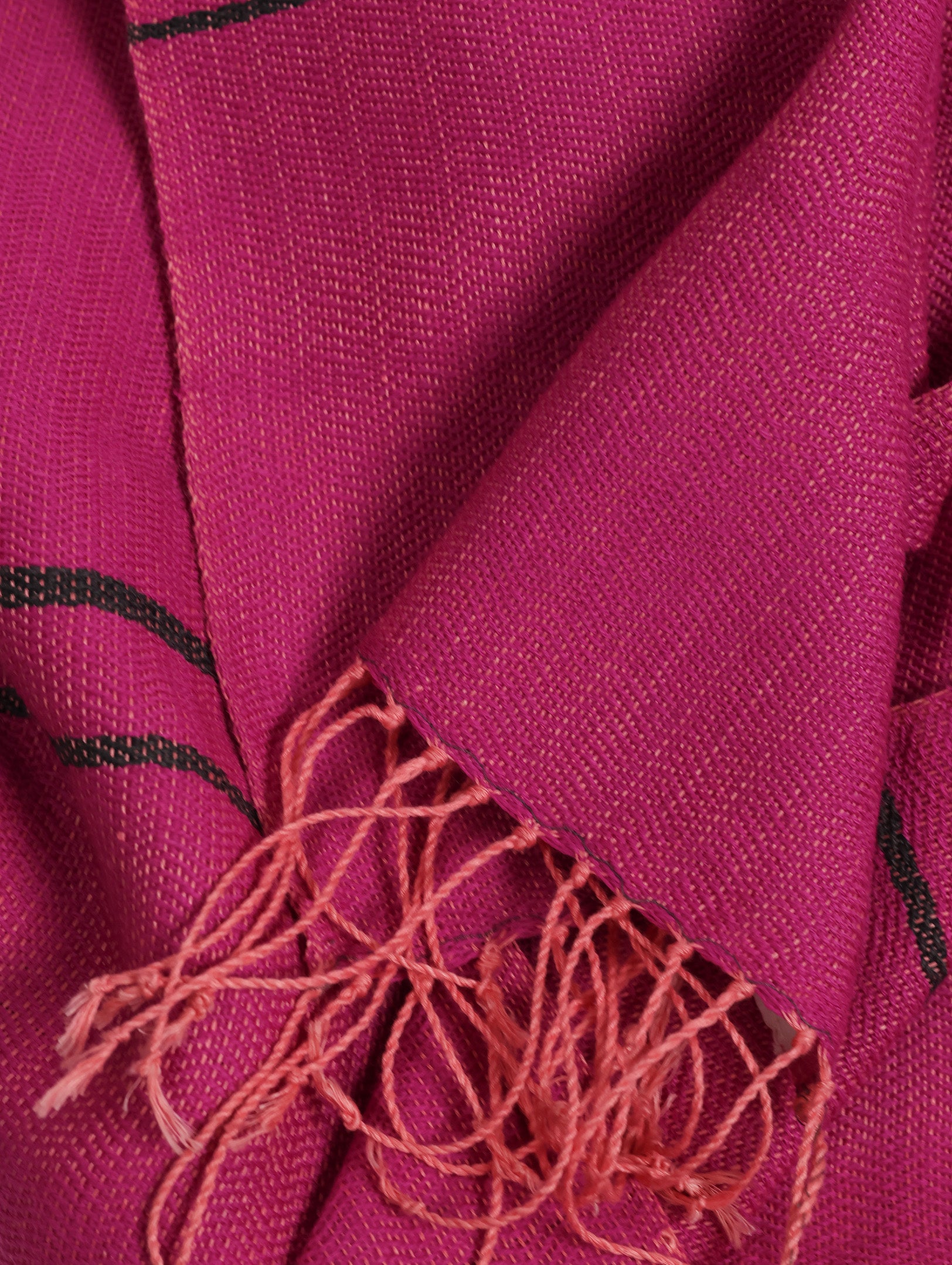 Avó-Avoa Scarf - Pink-Brown Stripes
