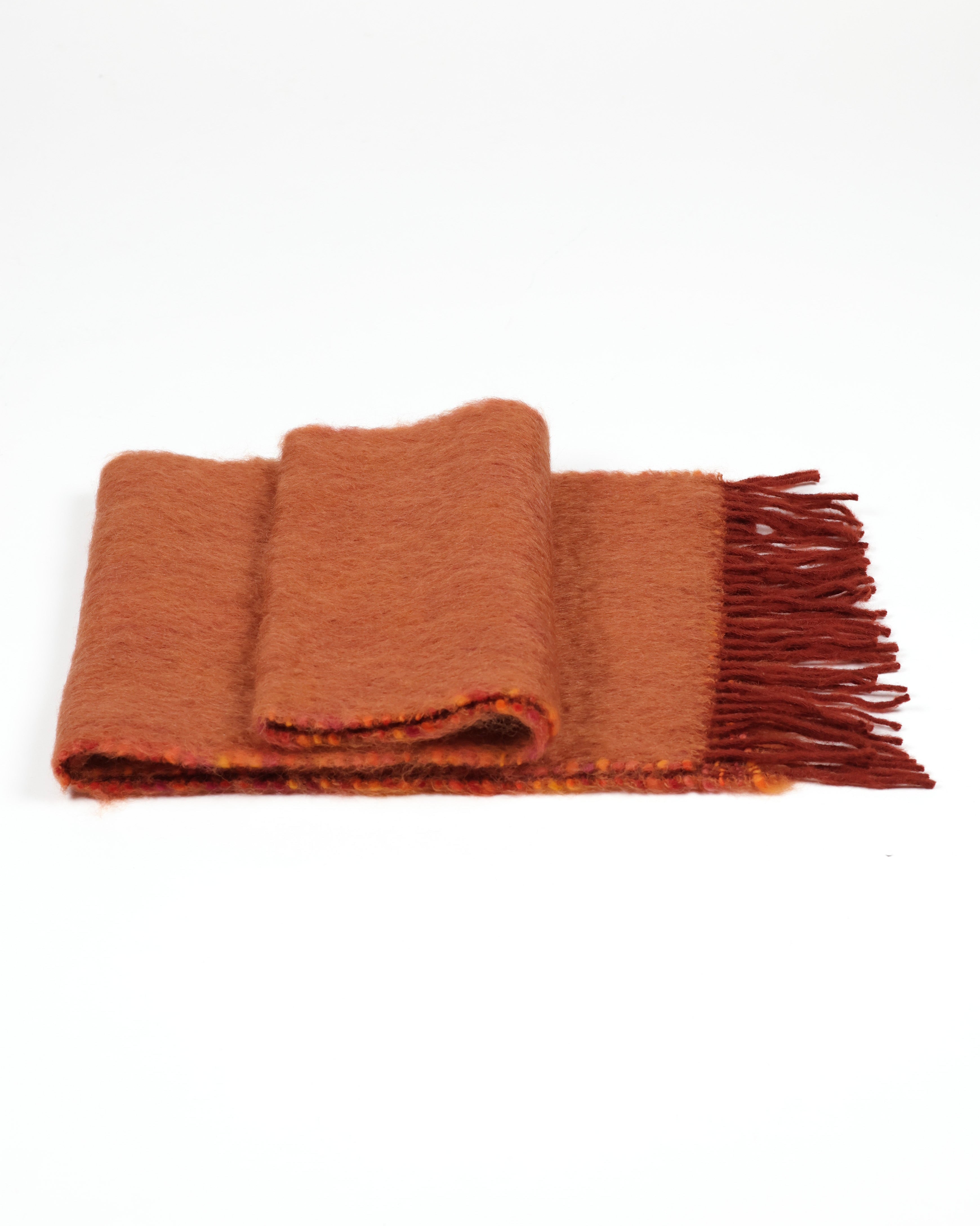 Cocó Mohair Scarf - Burnt Orange Multi