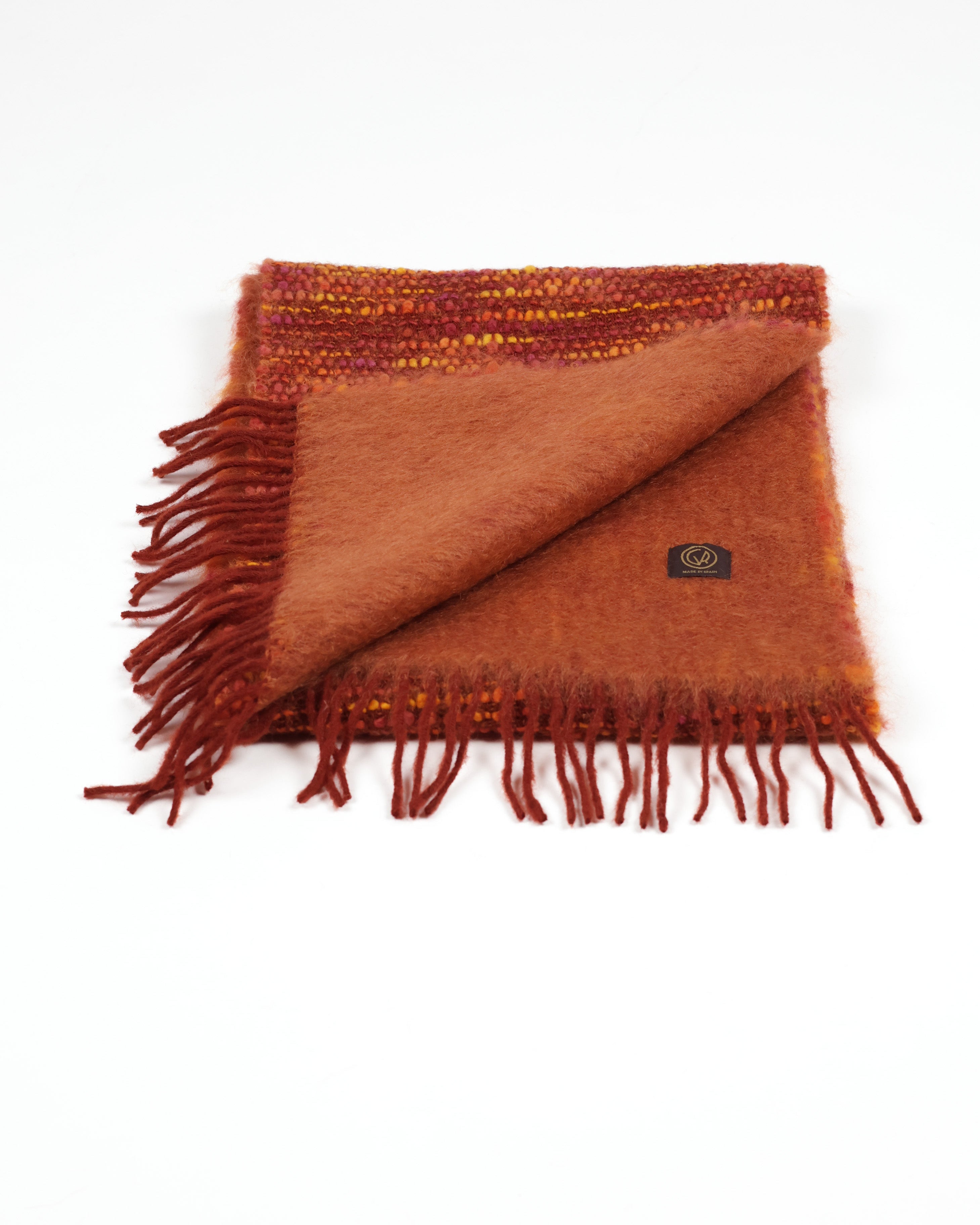 Cocó Mohair Scarf - Burnt Orange Multi