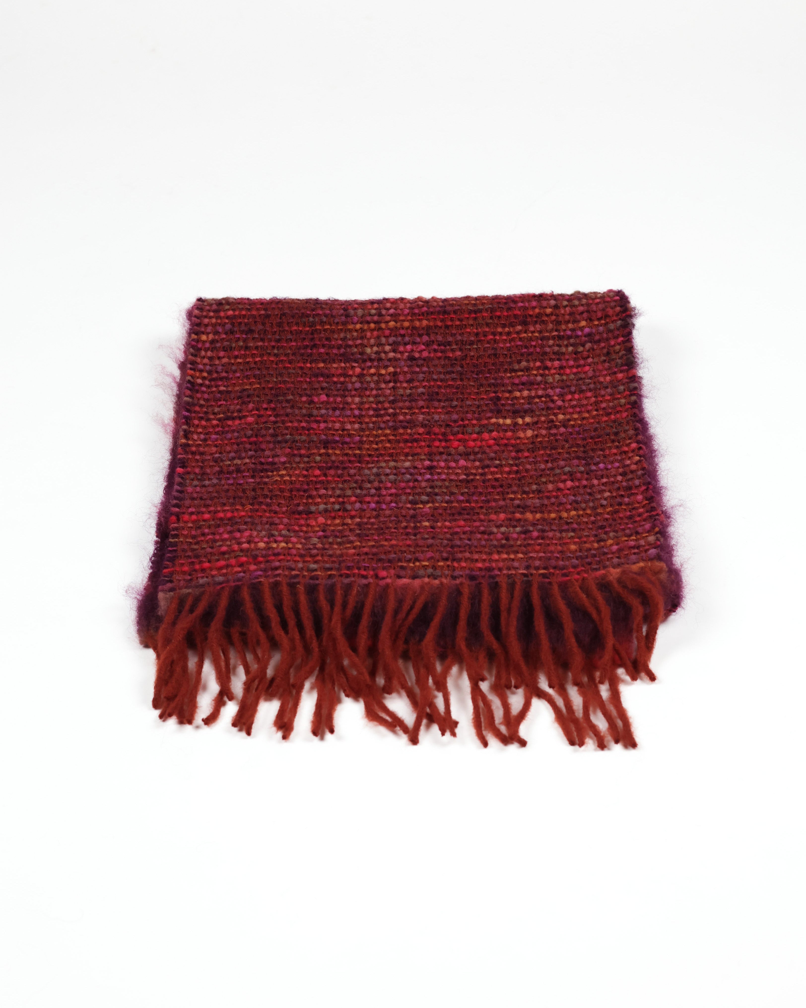 Cocó Mohair Scarf - Eggplant Multi