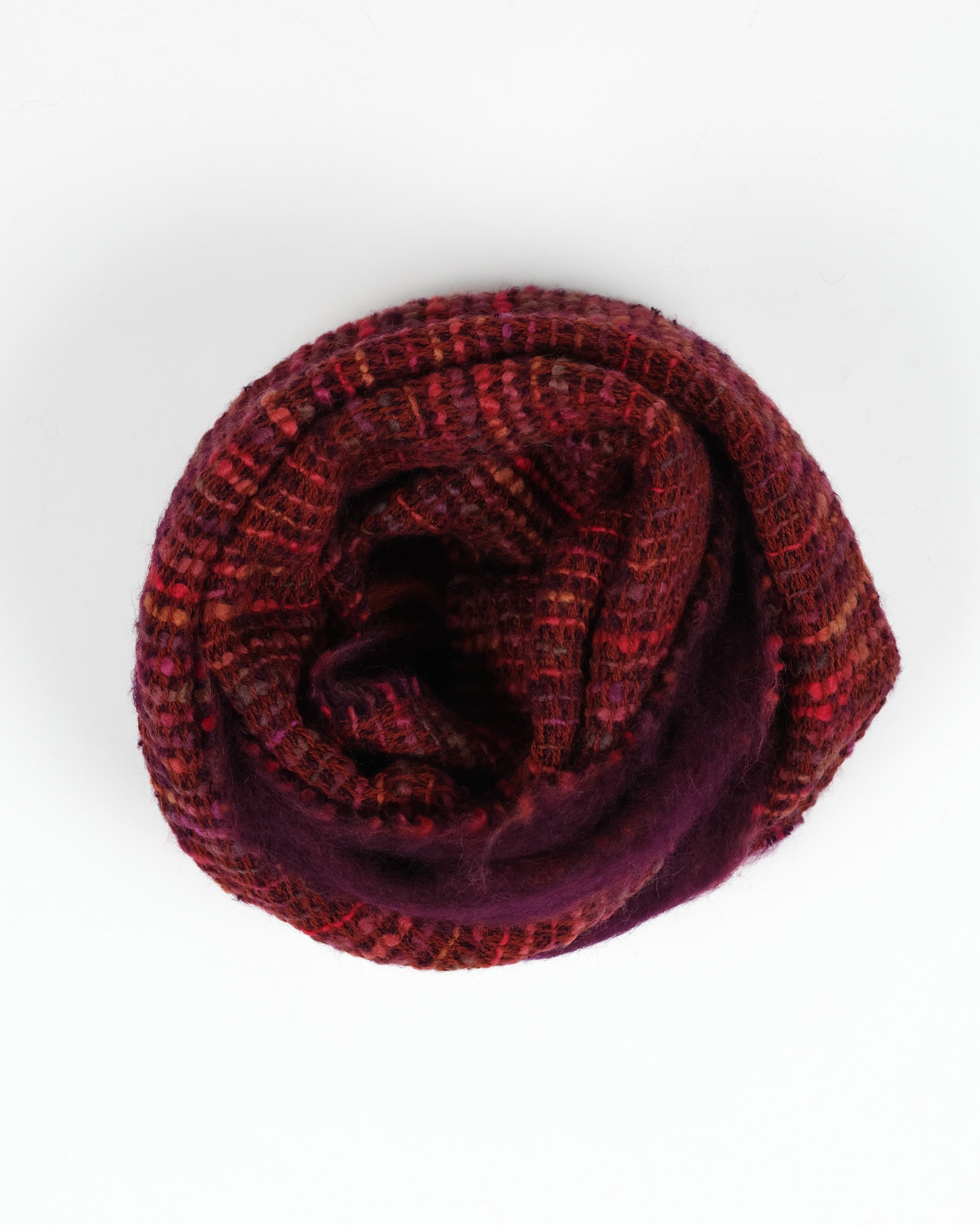 Cocó Mohair Scarf - Eggplant Multi