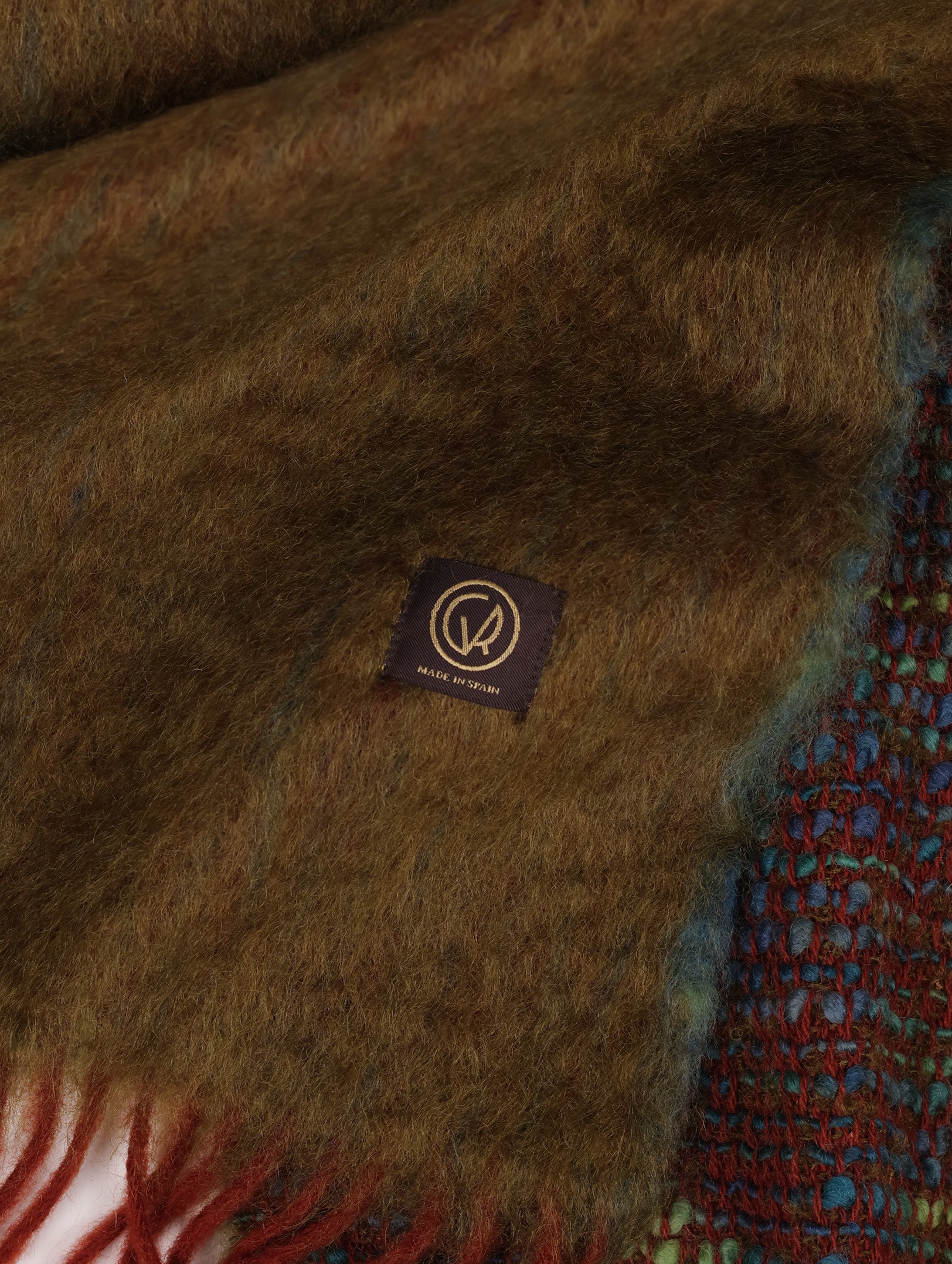 Cocó Mohair Scarf - Moss Multi