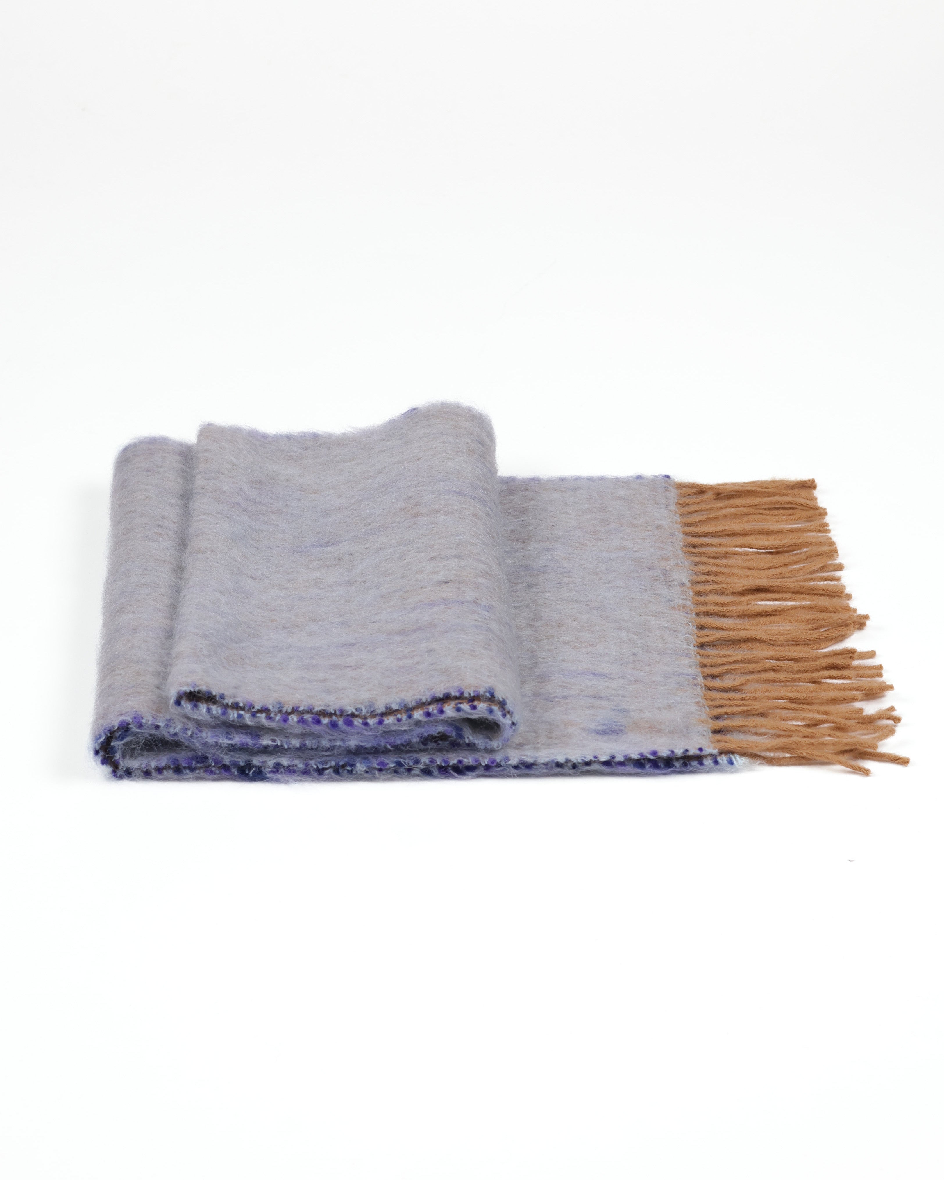 Cocó Mohair Scarf - Soft Blue Multi