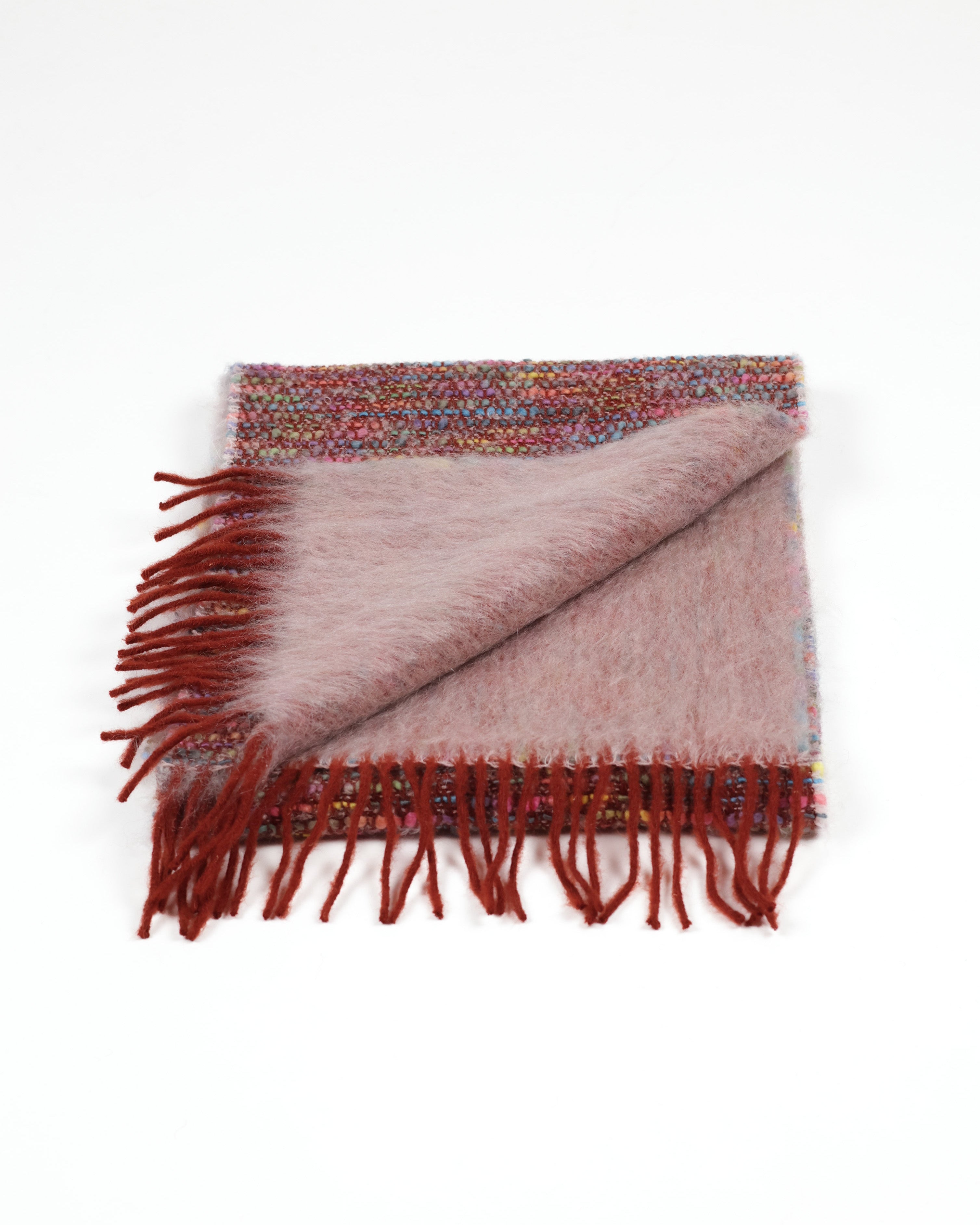 Cocó Mohair Scarf - Soft Pink Multi