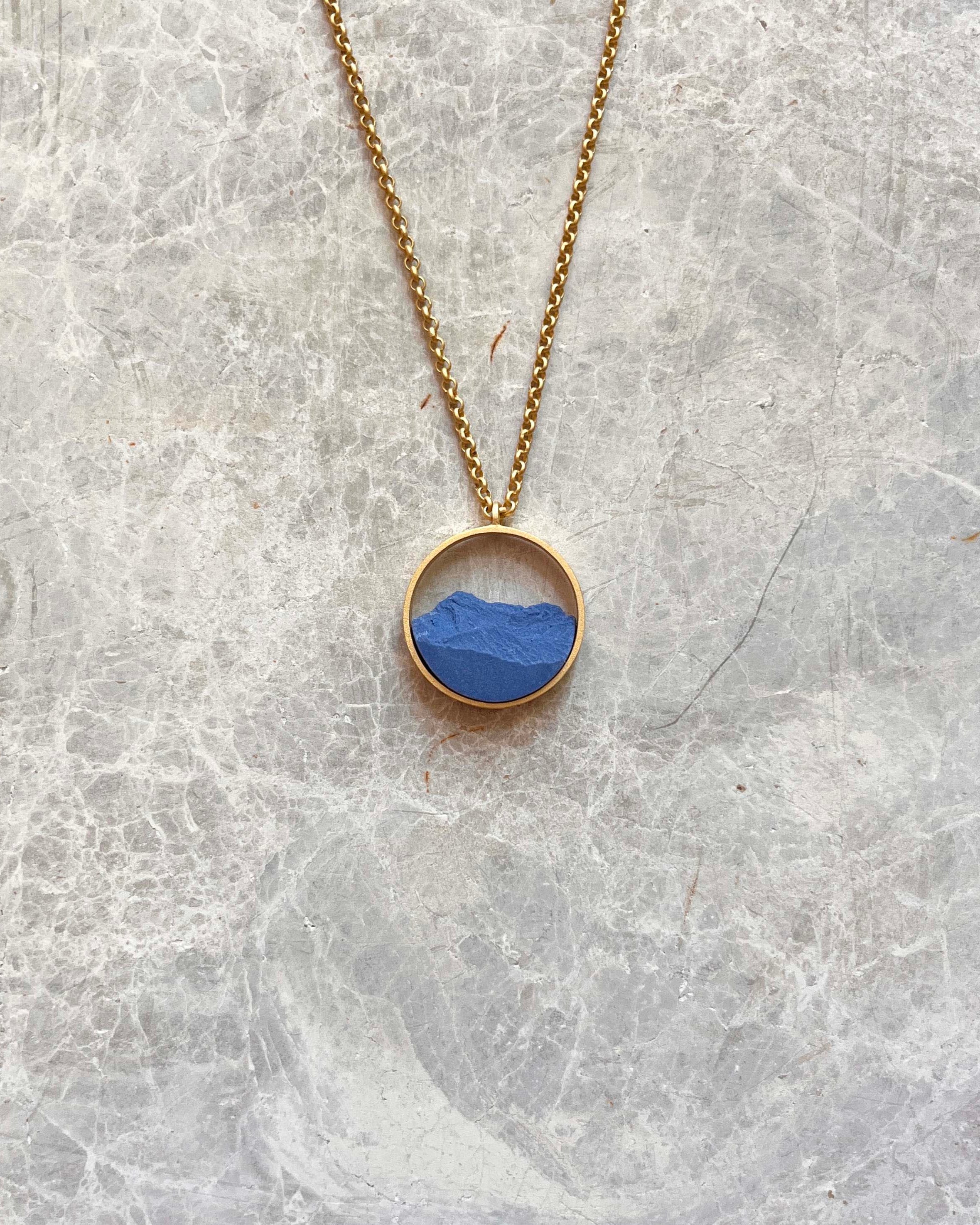 Fragmentos Necklace - Blue Porcelain