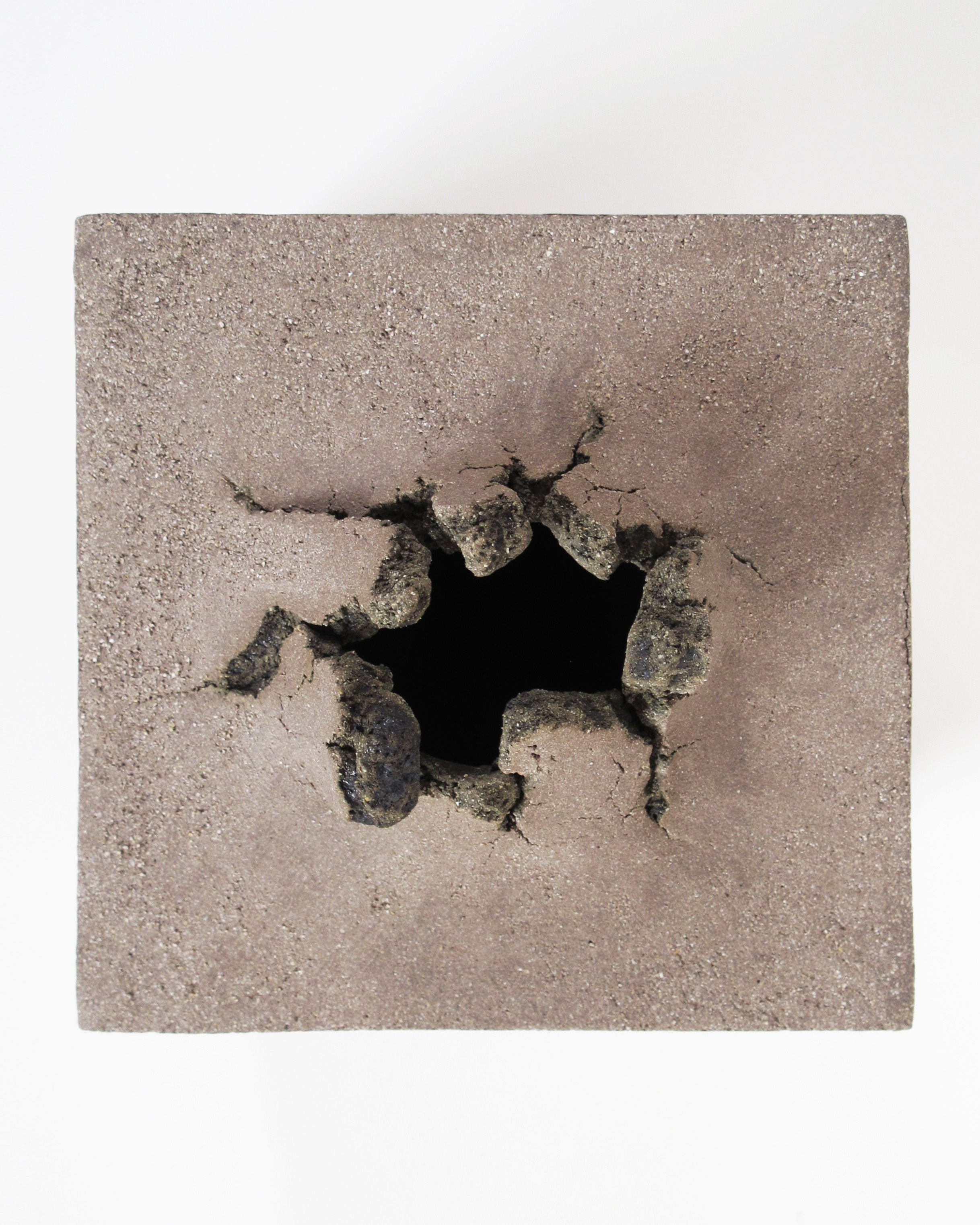 Kibo Vase Large - Gray Cement