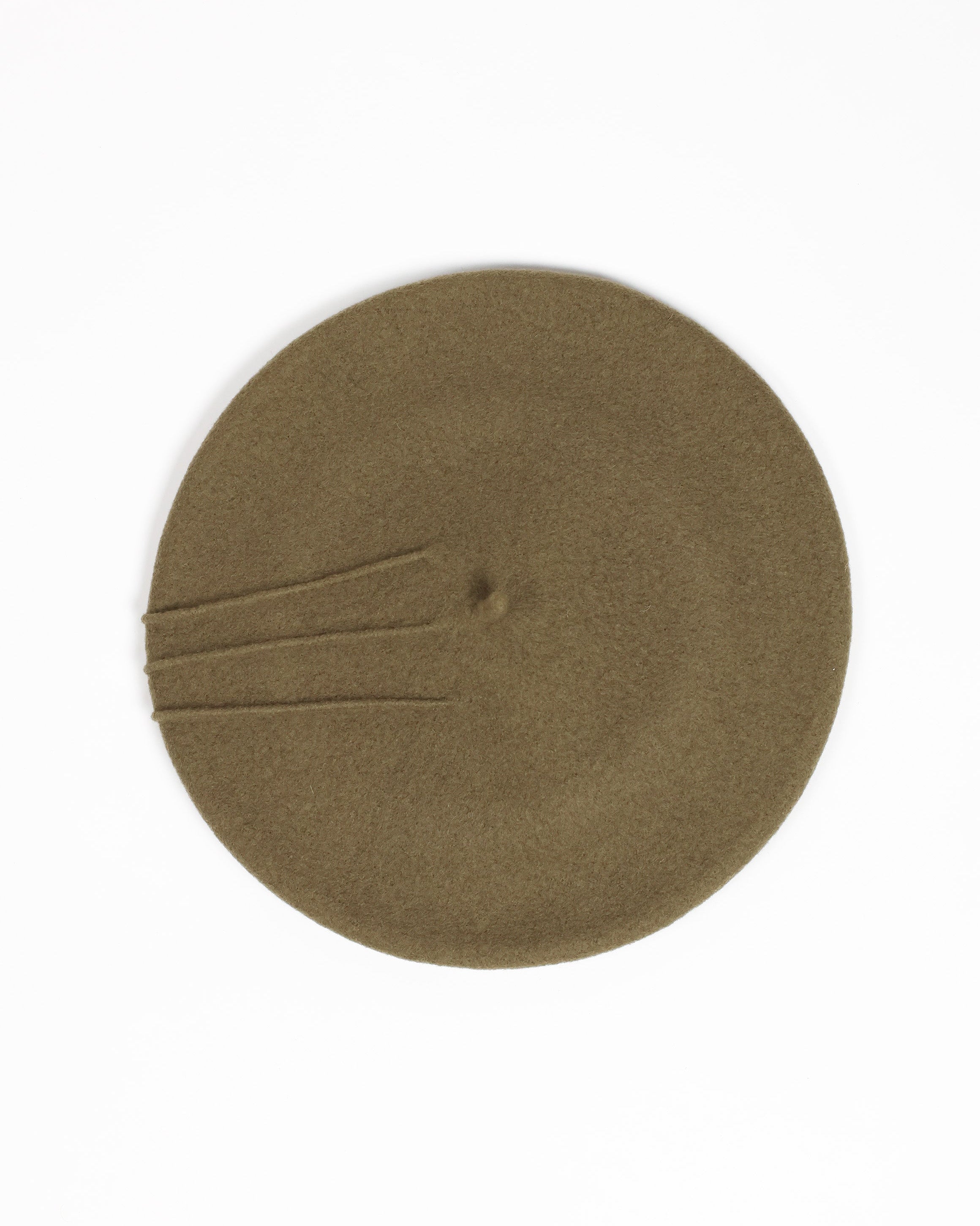 Merino Hiru Beret - Khaki