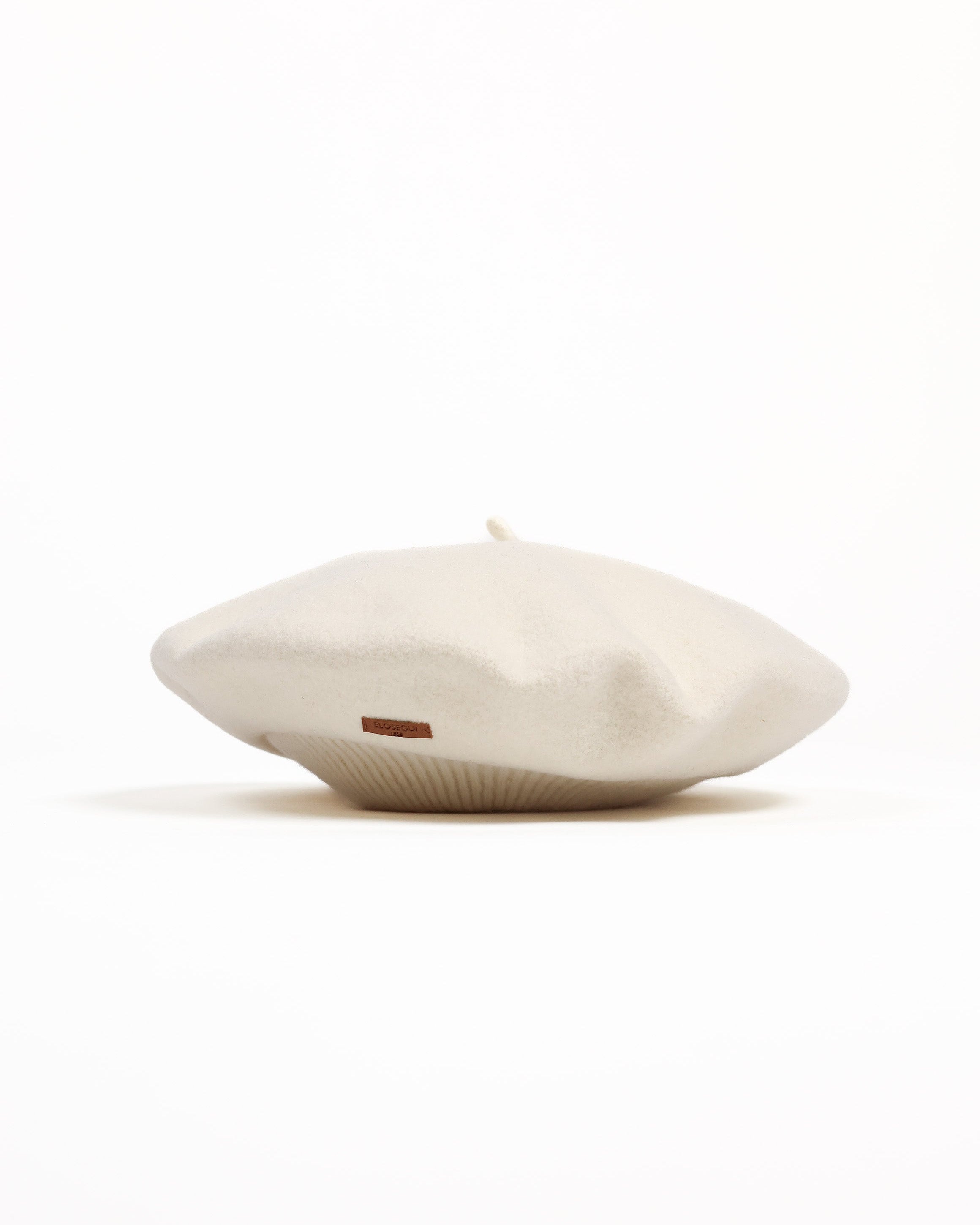 Merino Elax Beret - Ecru