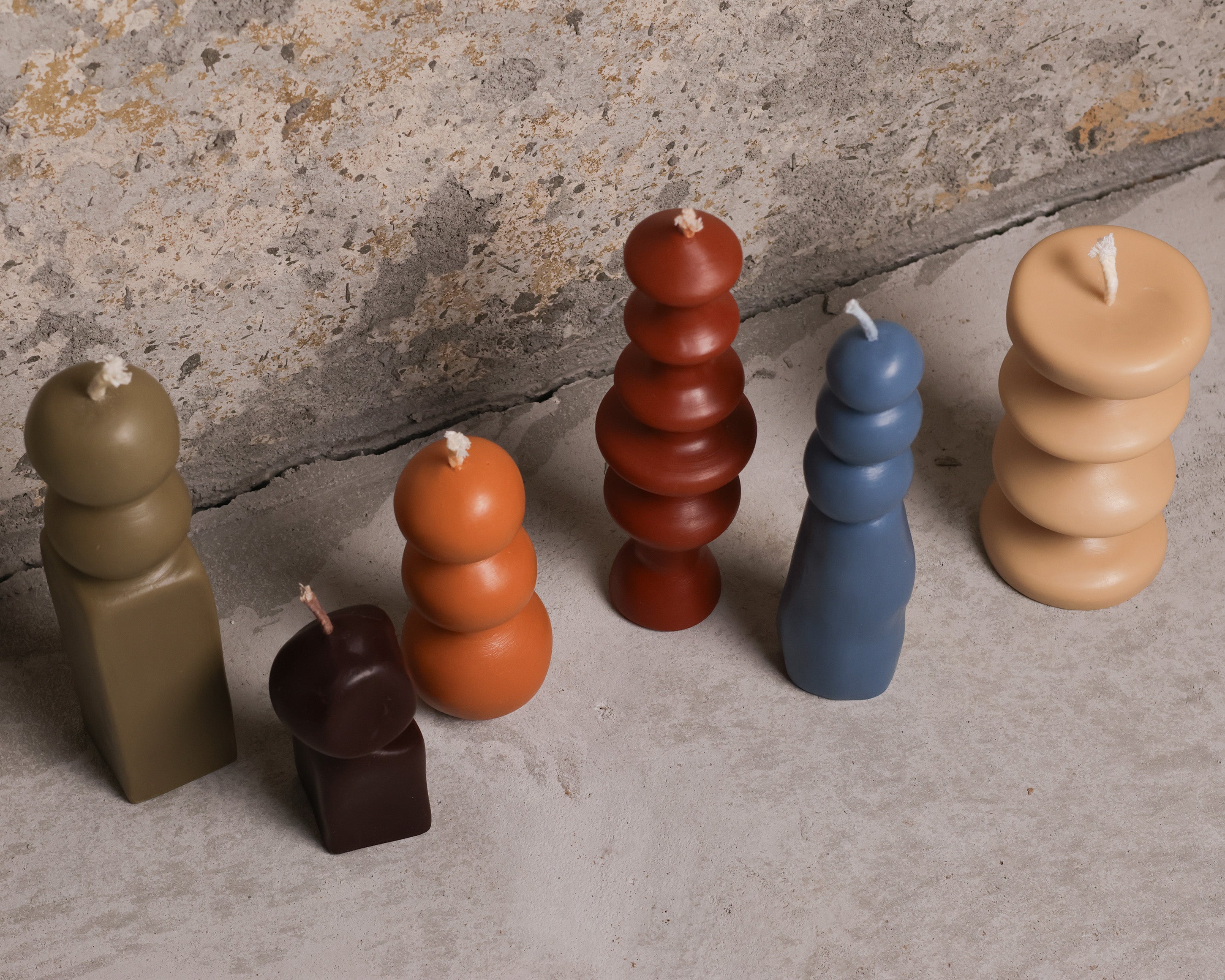 Onda Sculptural Candle