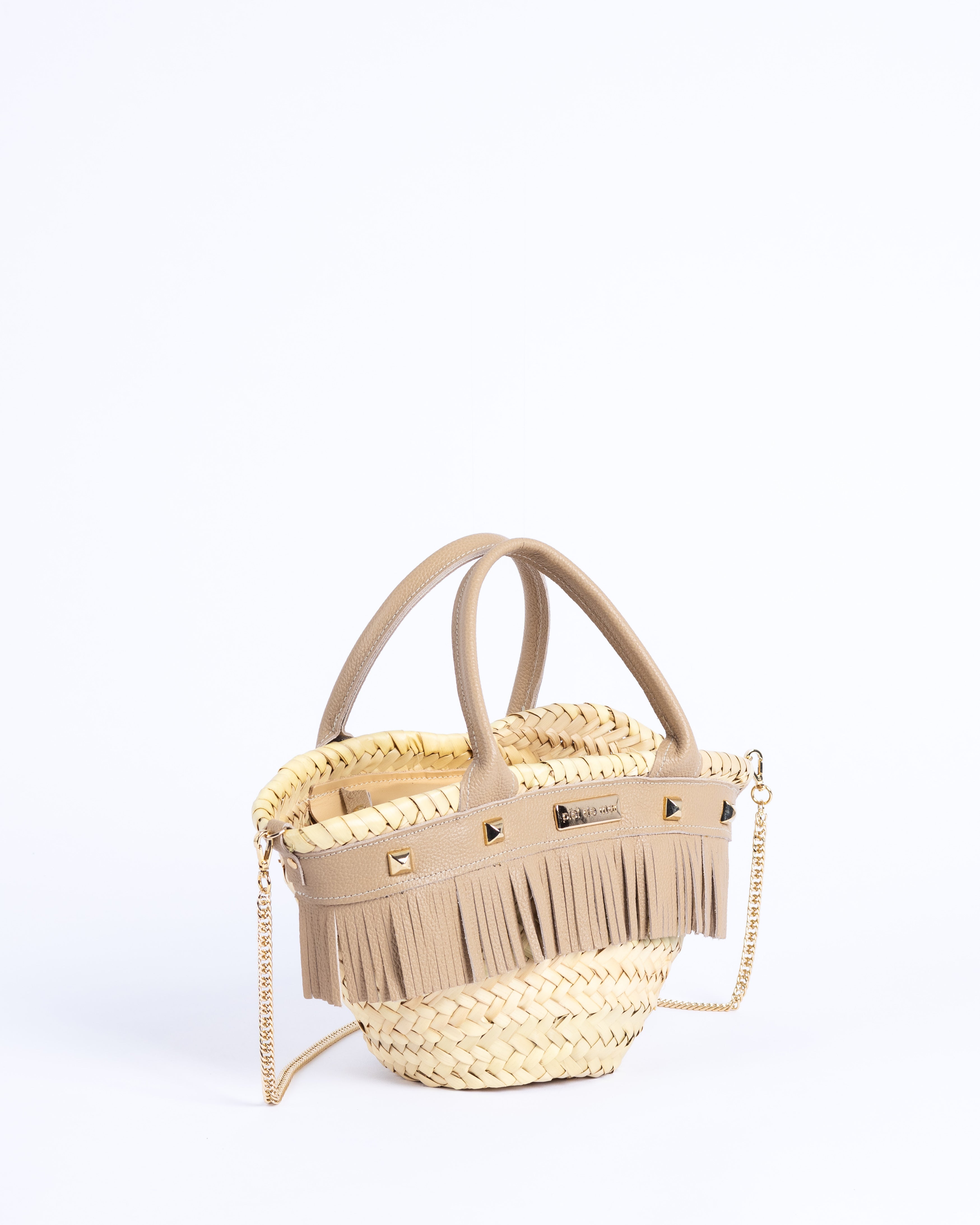 Rock Mini Capazo Bag - Natural Pebble