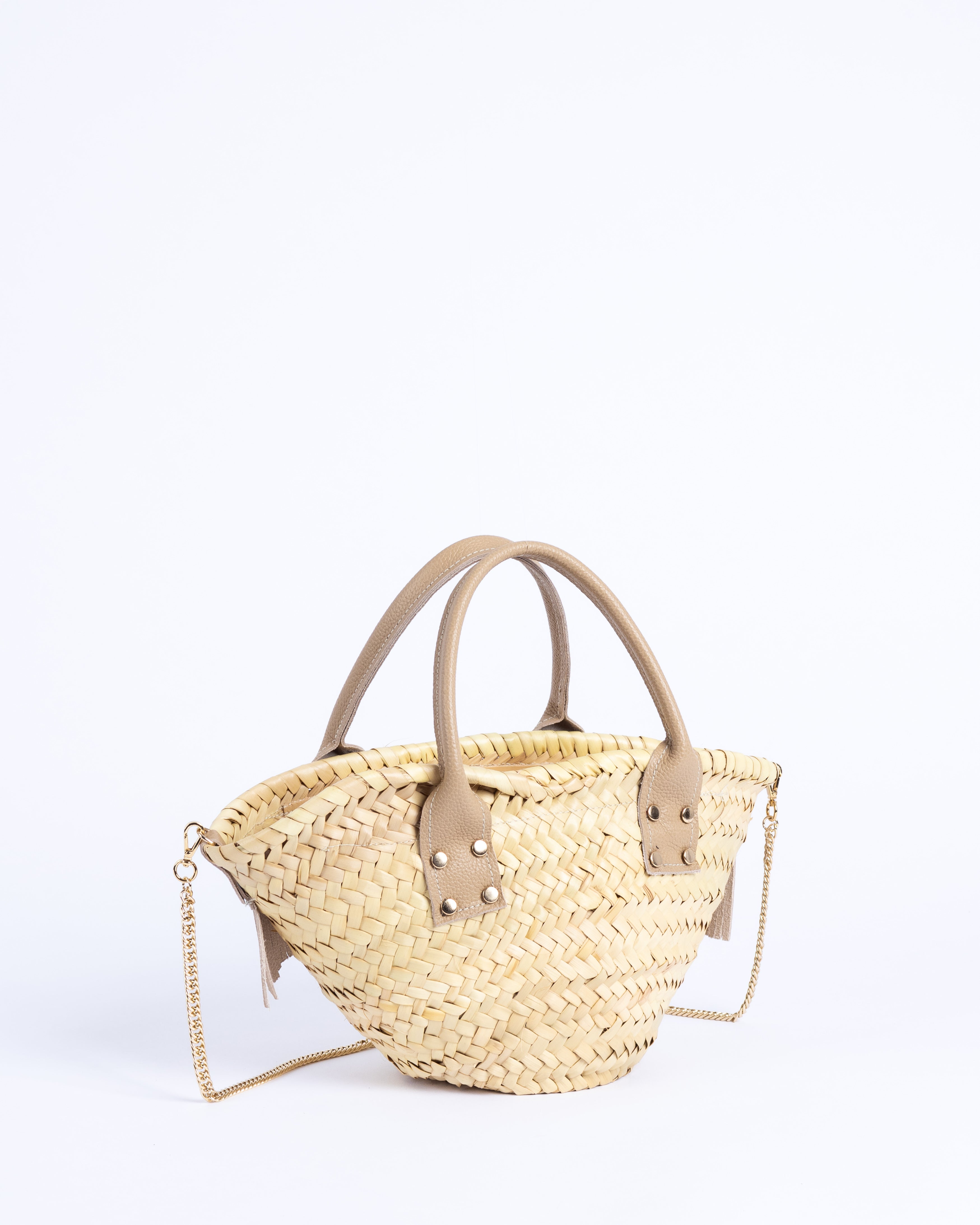 Rock Mini Capazo Bag - Natural Pebble