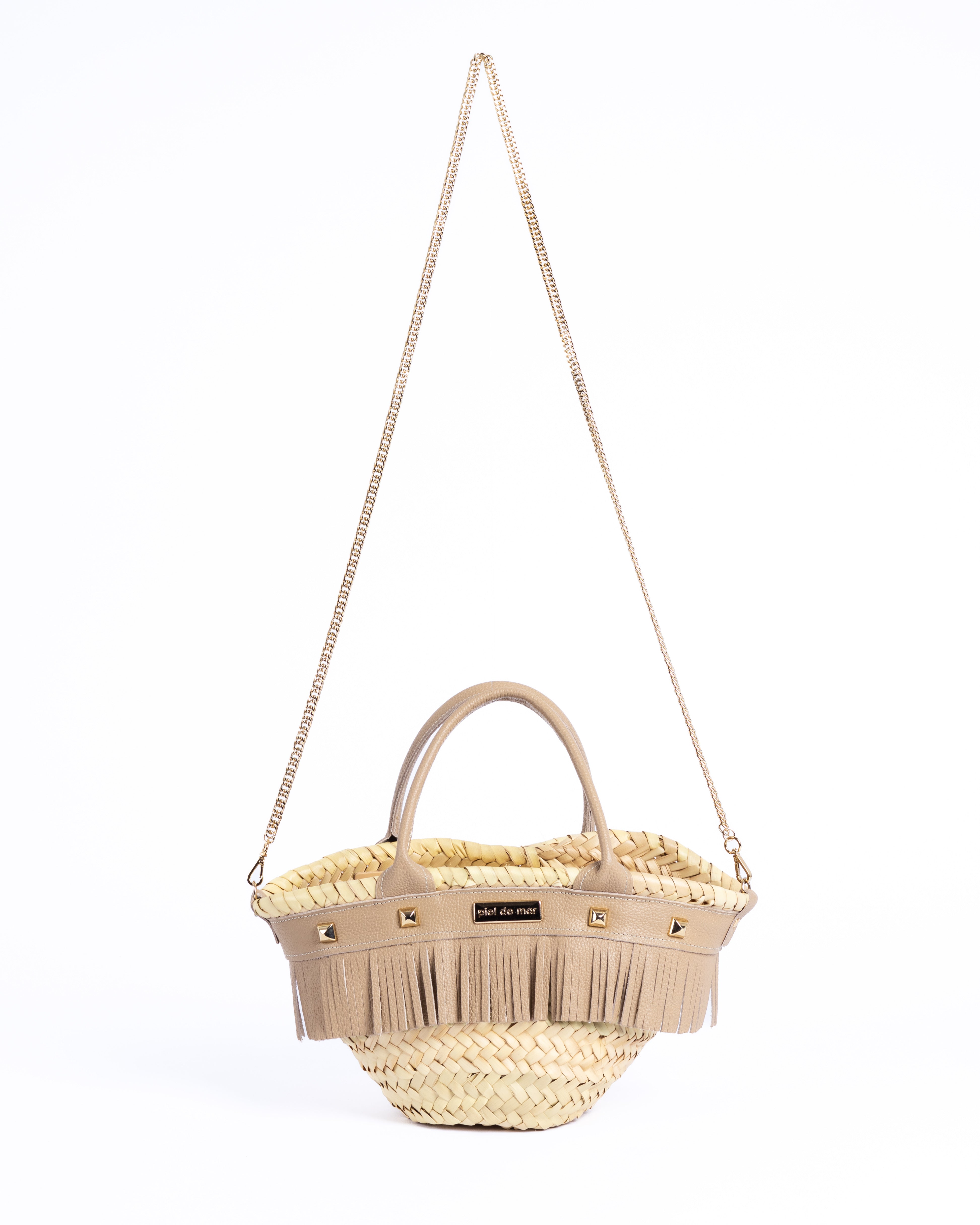 Rock Mini Capazo Bag - Natural Pebble