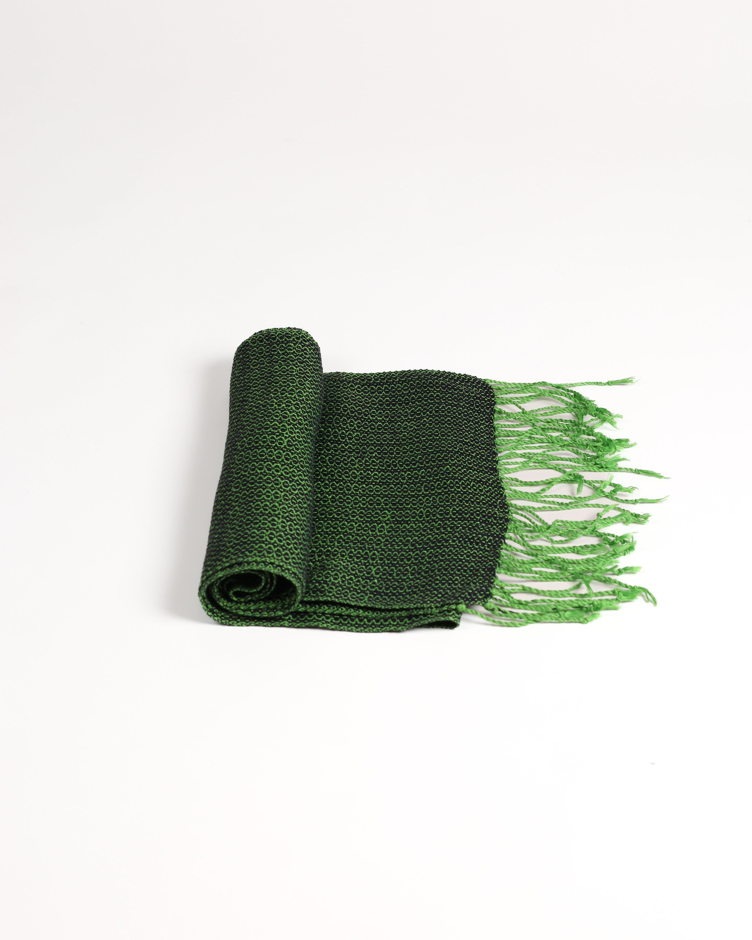 Troula Scarf - Green-Navy