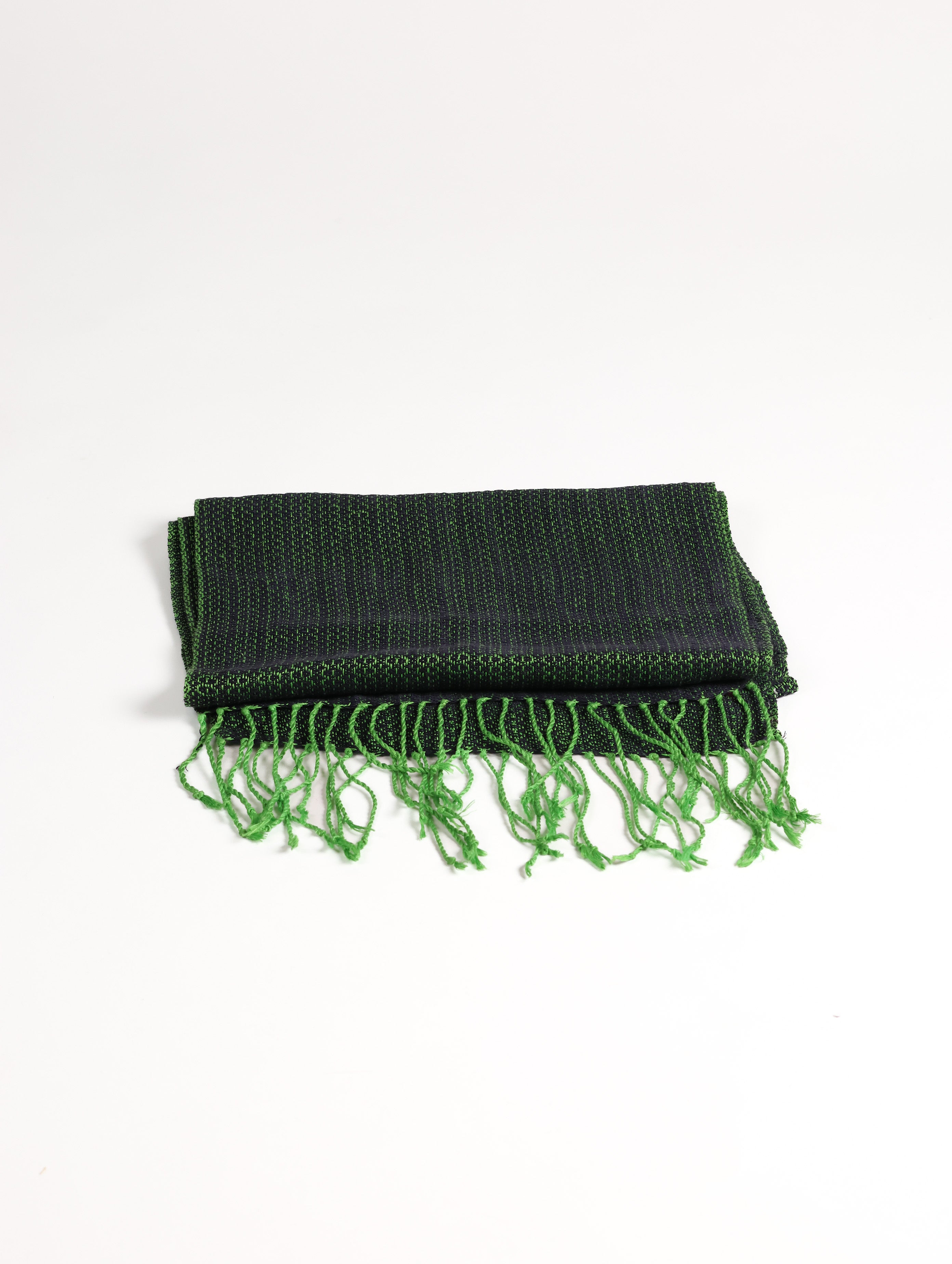 Troula Scarf - Green-Navy