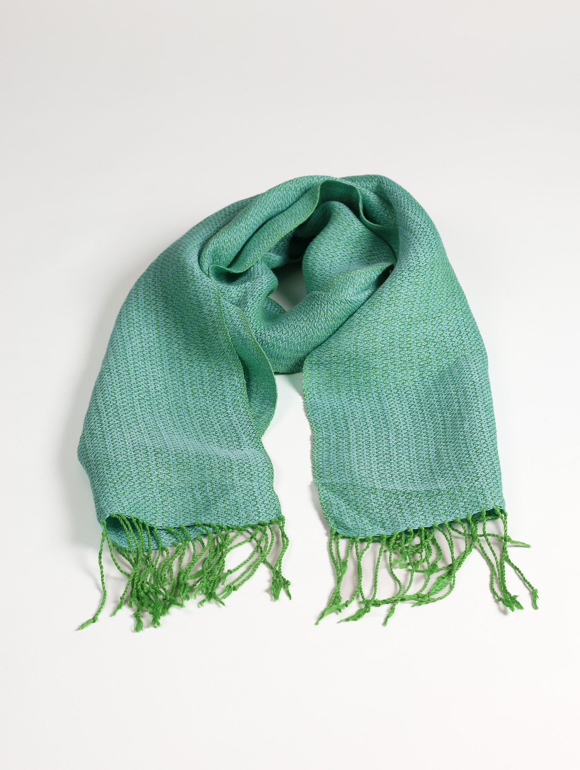 Troula Scarf - Green-Torquoise